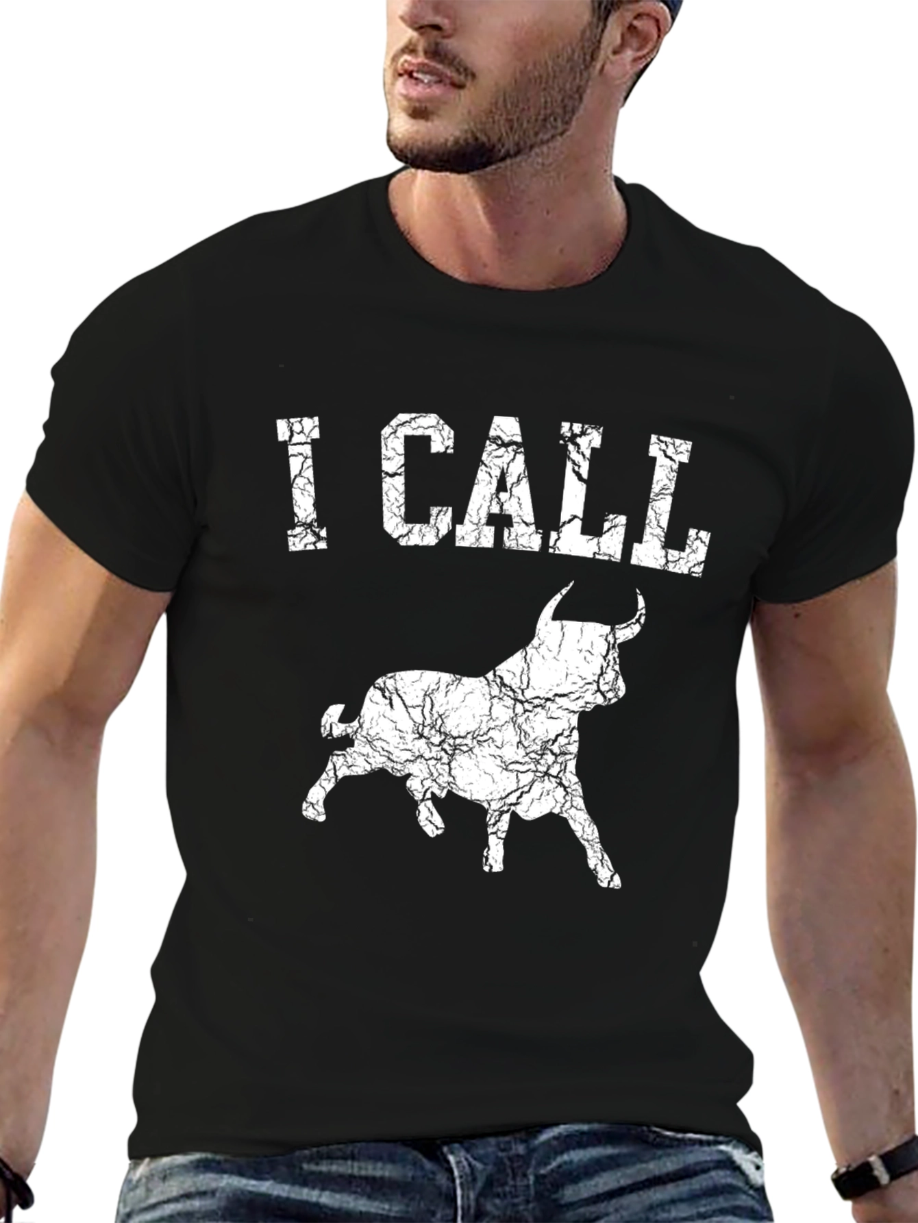 I Call Bull T-Shirt - Distressed Graphic Tee