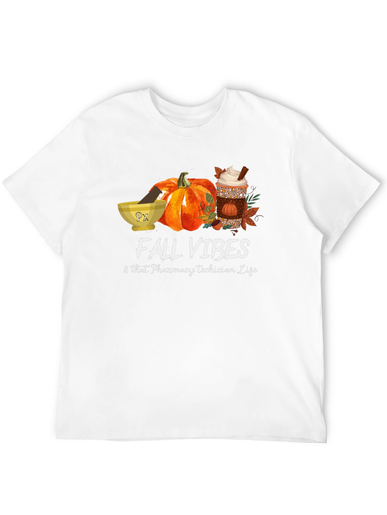 Fall Vibes Pharmacy Tech T-Shirt