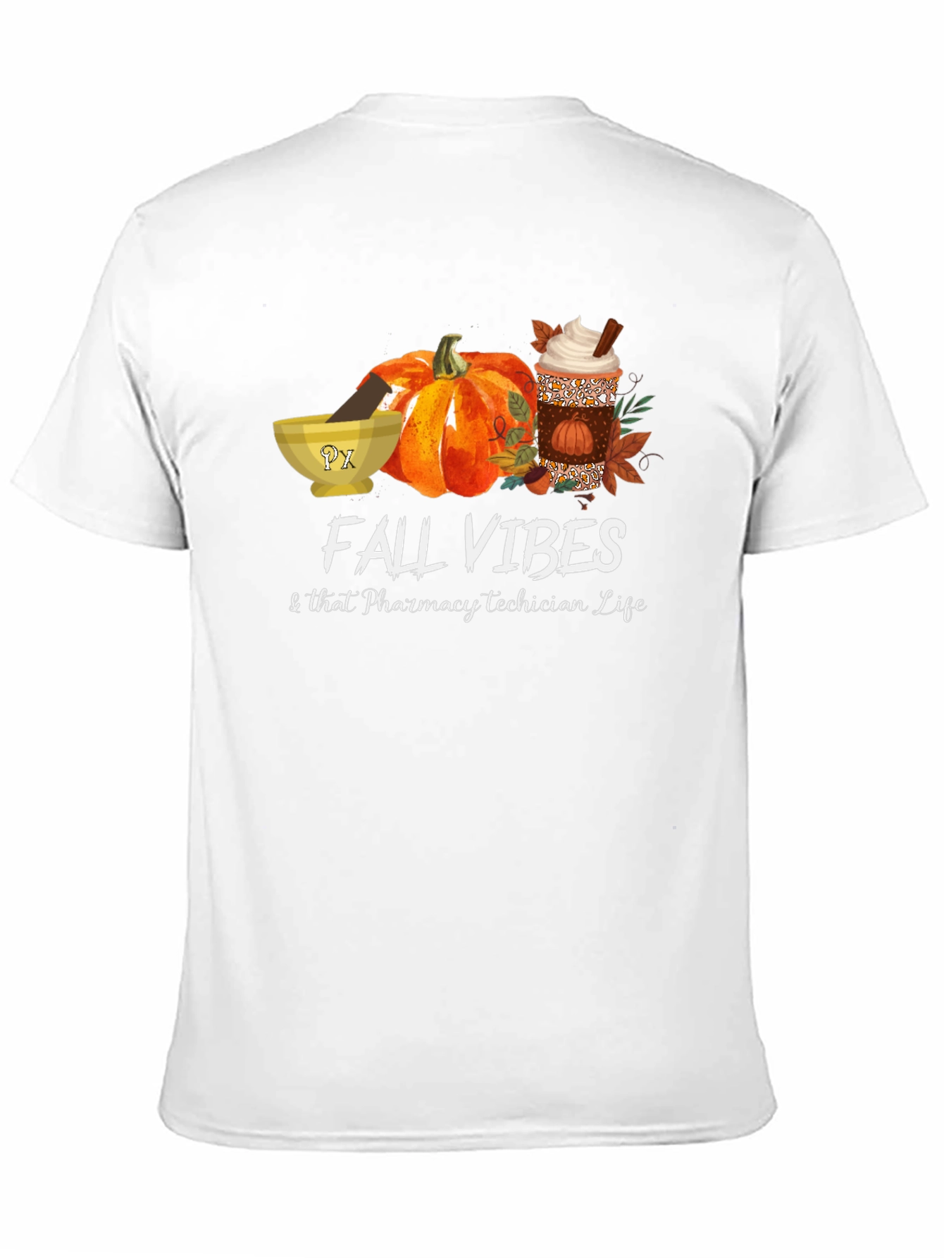 Fall Vibes Pharmacy Tech T-Shirt