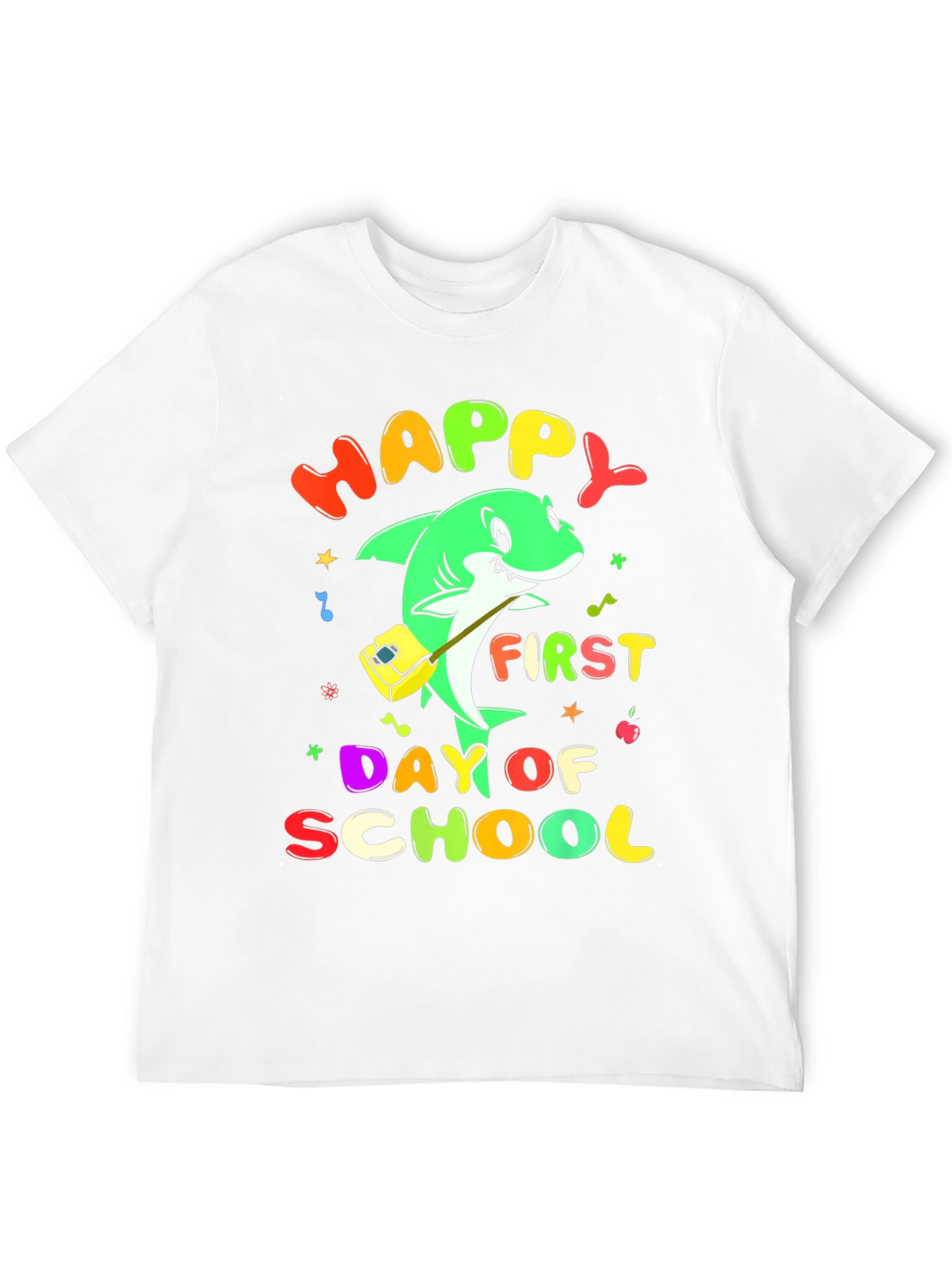 Happy First Day of School Shark T-Shirt