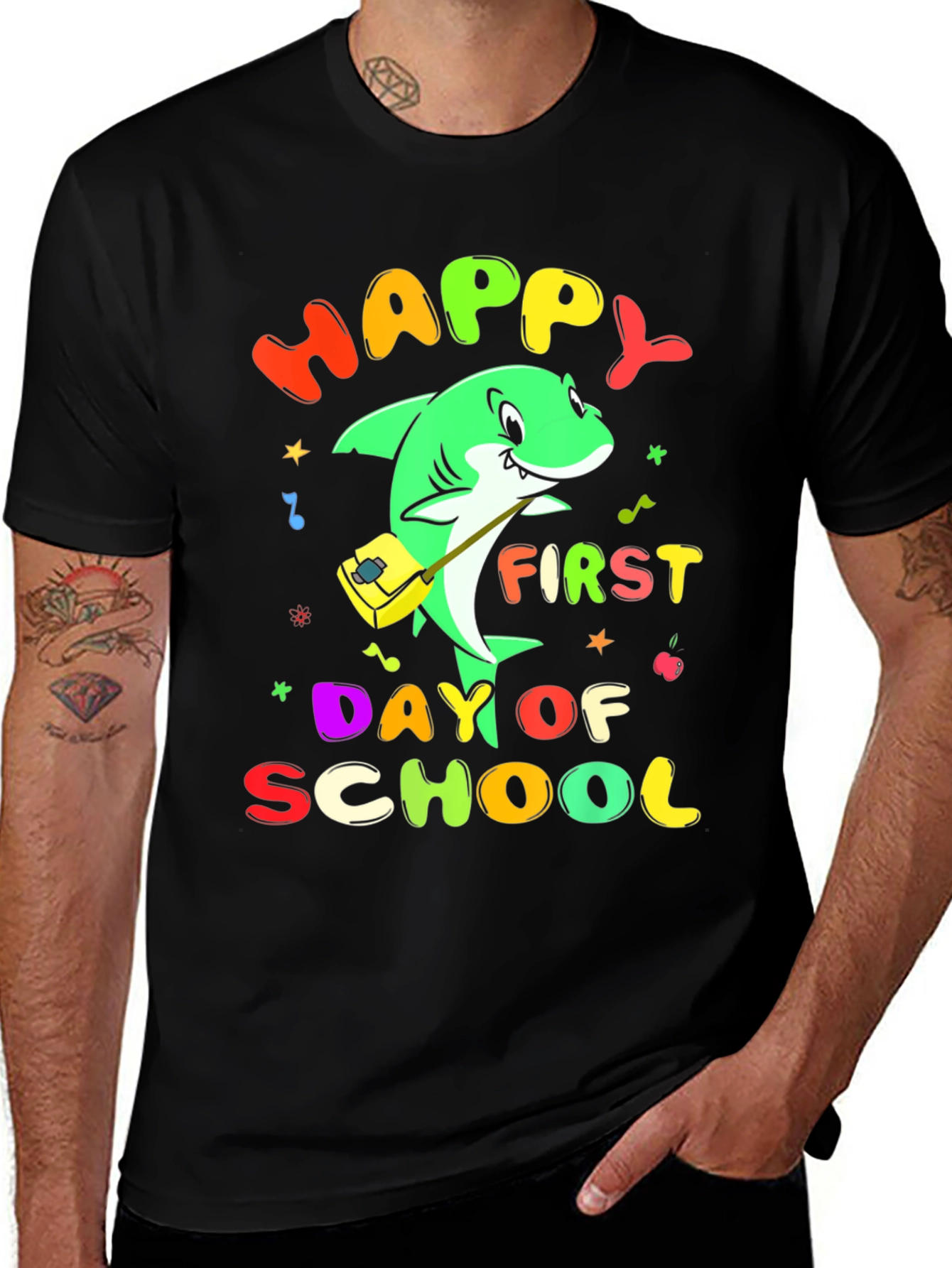 Happy First Day of School Shark T-Shirt