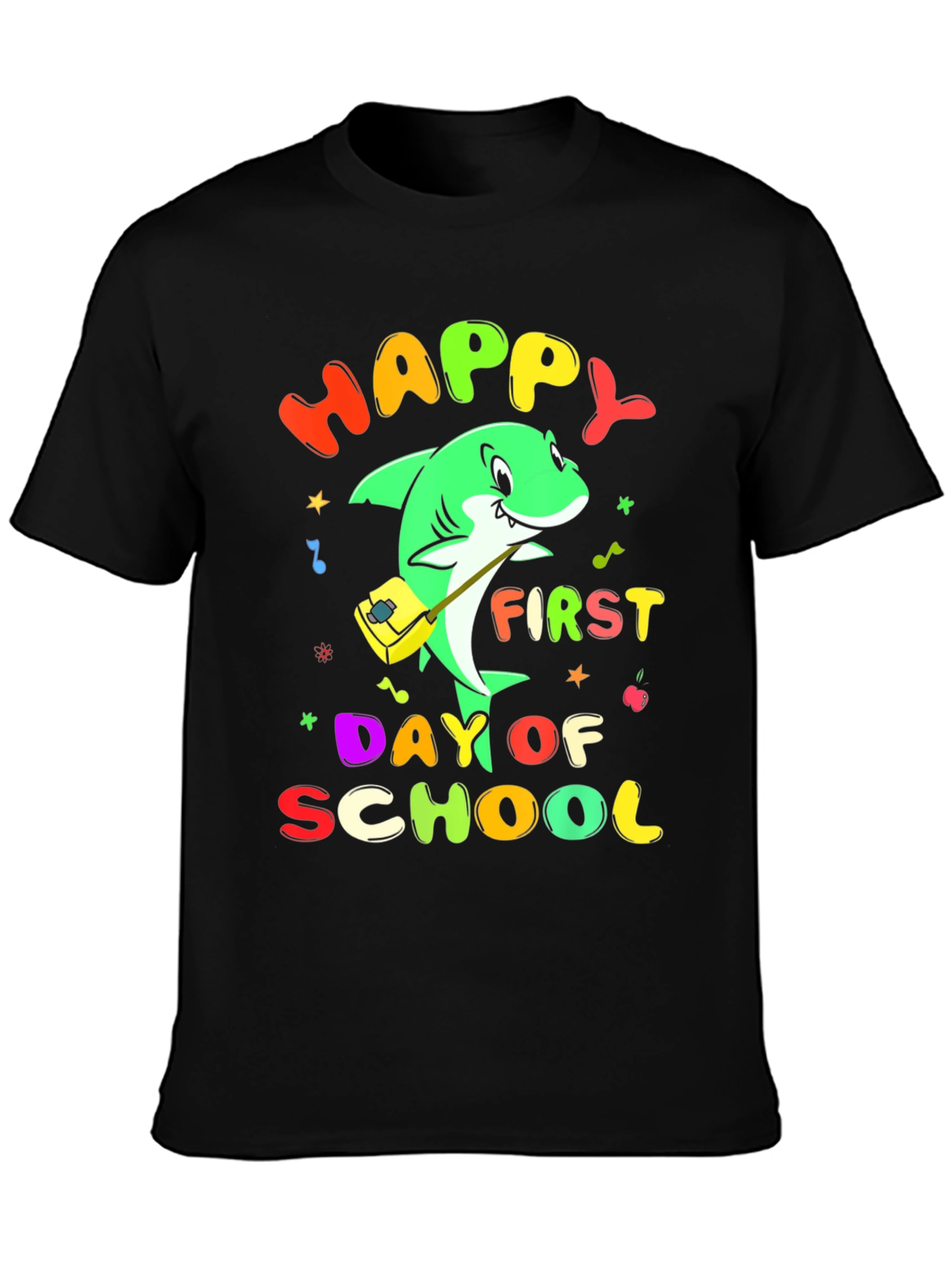 Happy First Day of School Shark T-Shirt