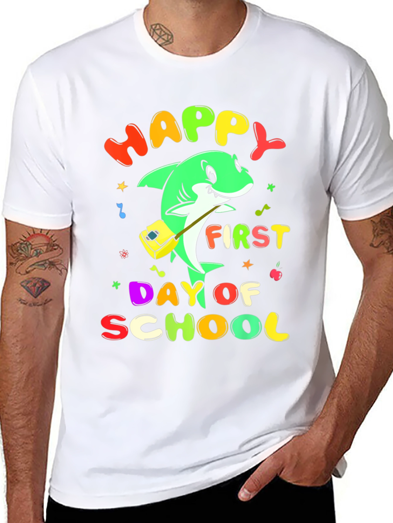 Happy First Day of School Shark T-Shirt