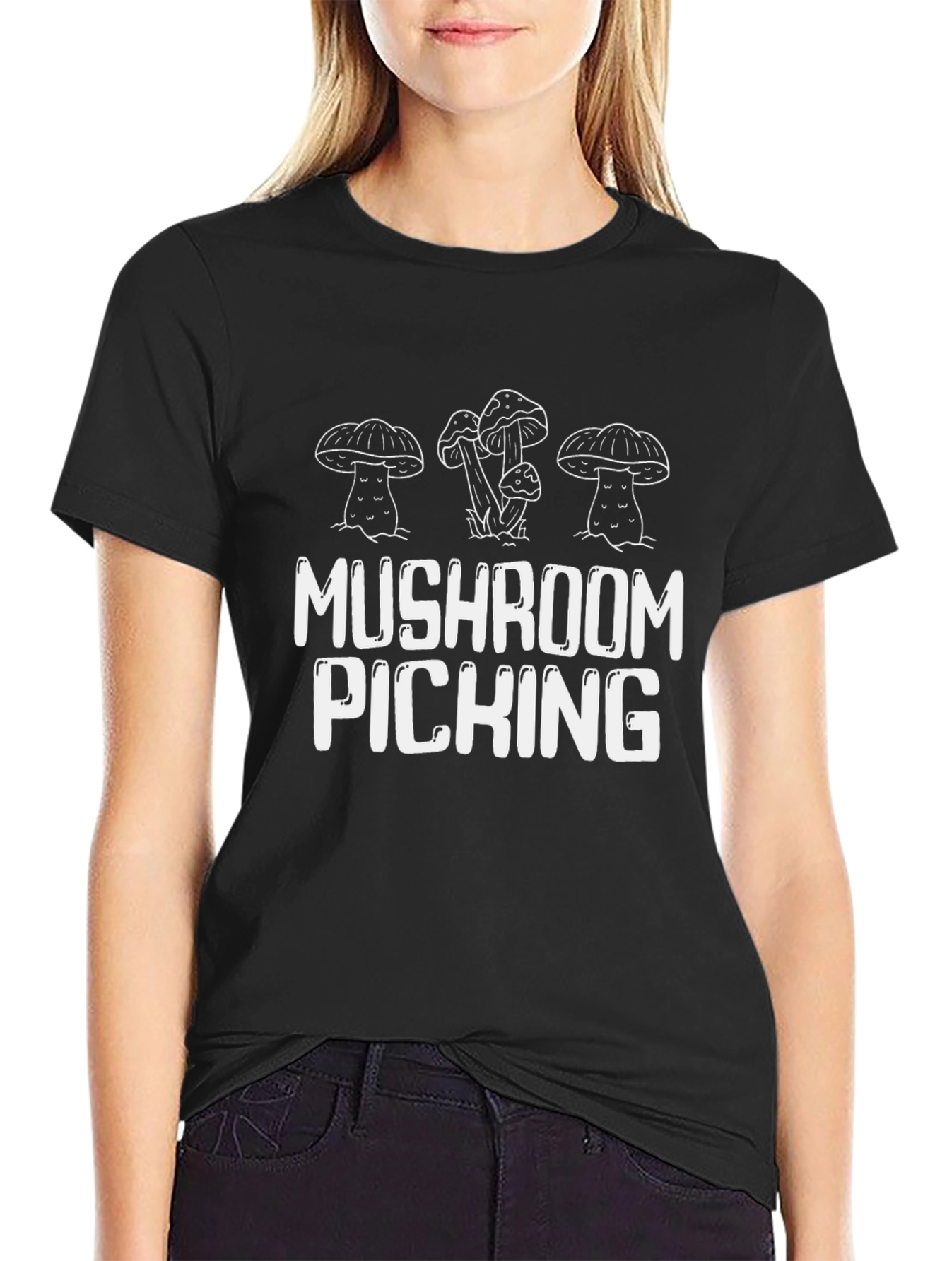 Mushroom Picking T-Shirt - Fun Graphic Tee