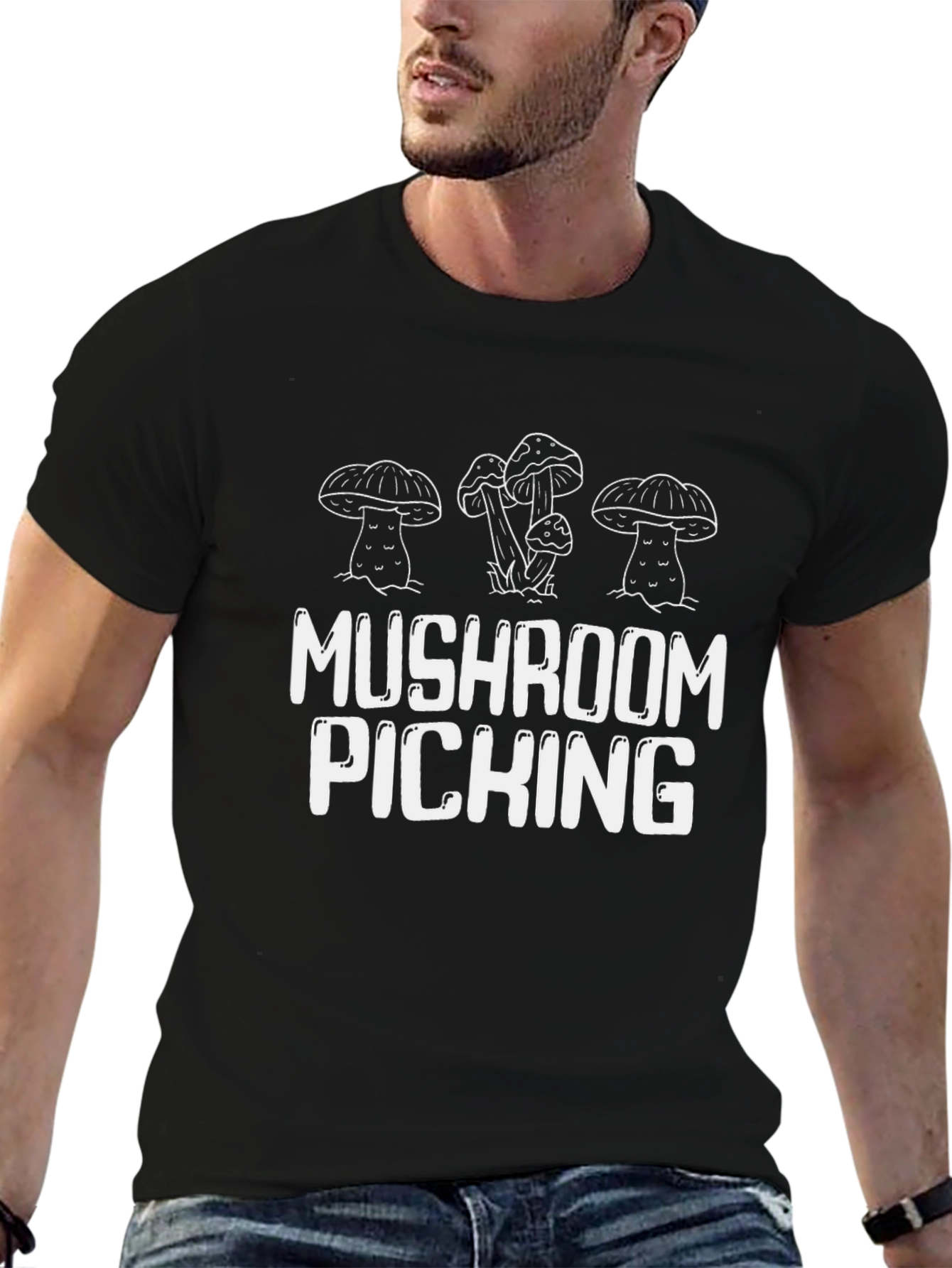 Mushroom Picking T-Shirt - Fun Graphic Tee