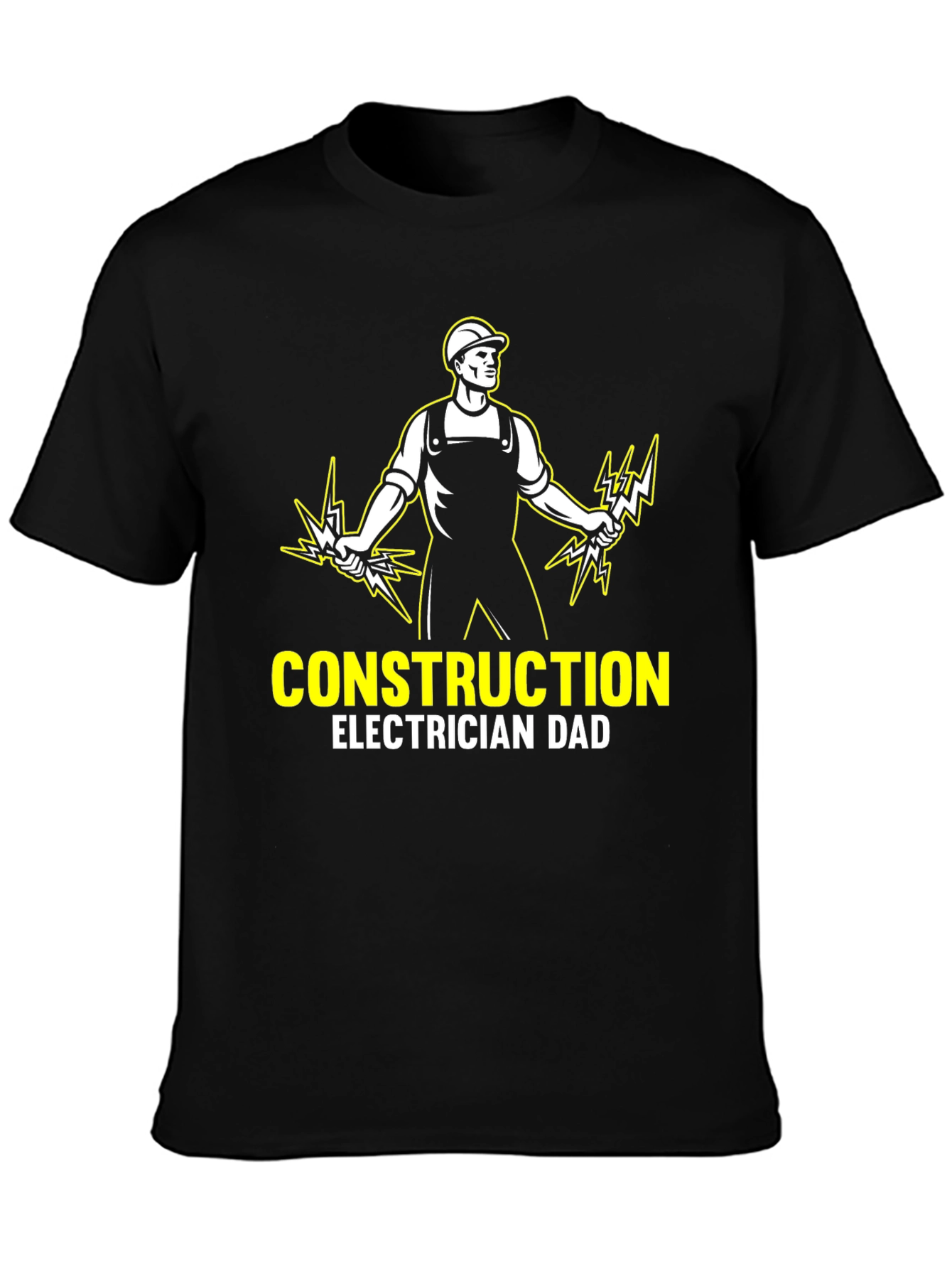 Construction Electrician Dad T-Shirt