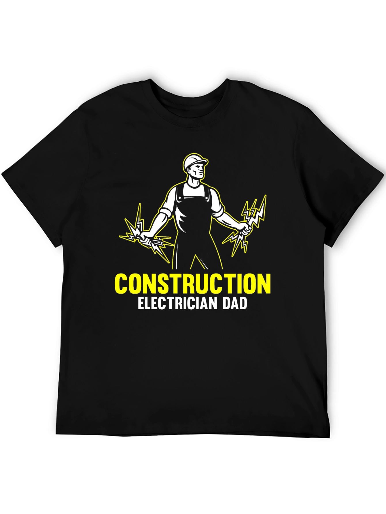 Construction Electrician Dad T-Shirt