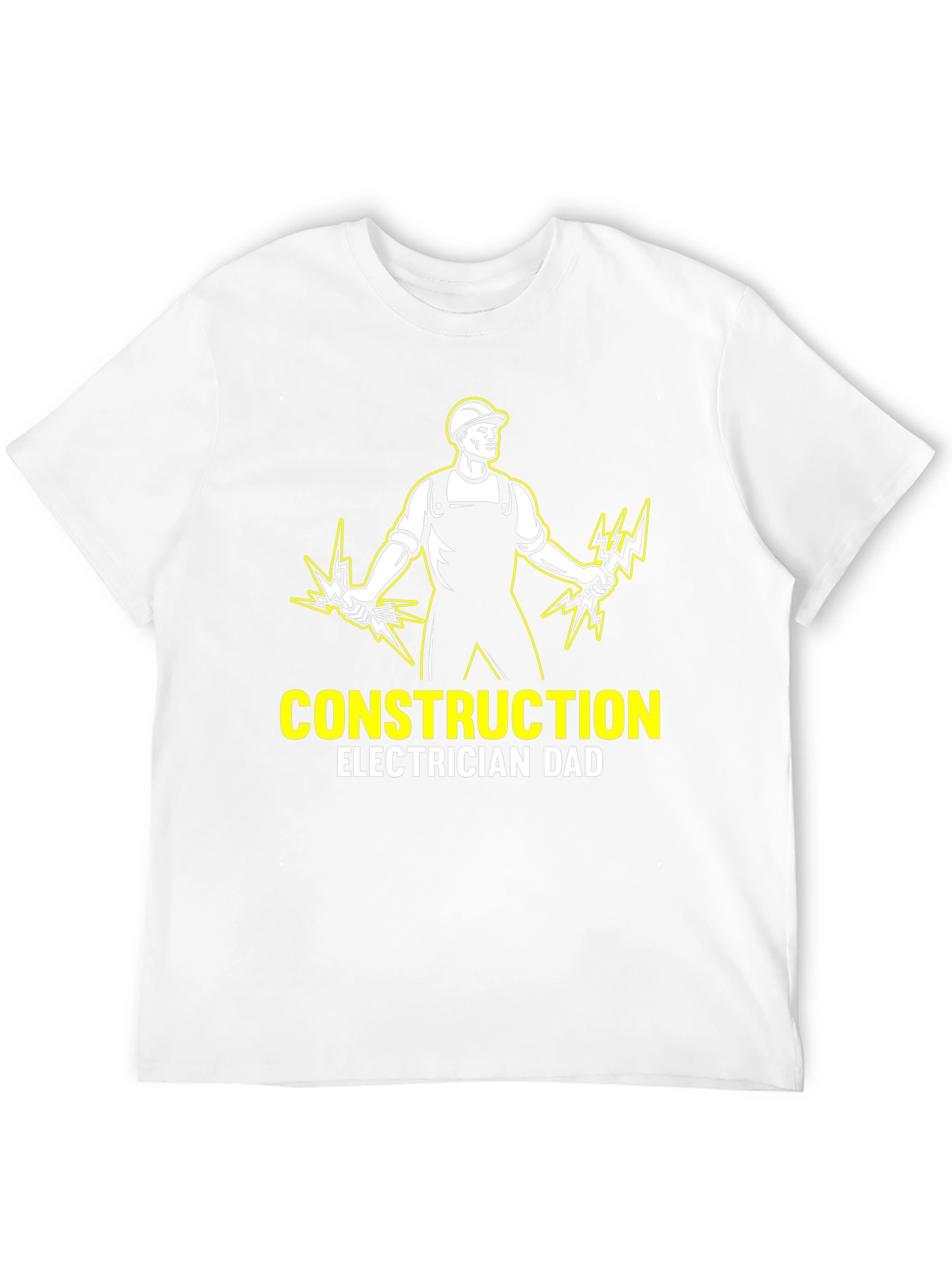 Construction Electrician Dad T-Shirt