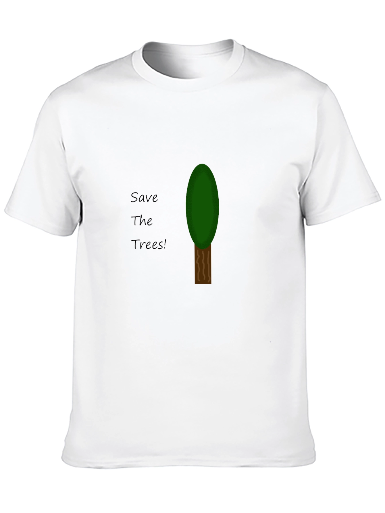 Save the Trees Graphic Tee - Earth-Friendly Design