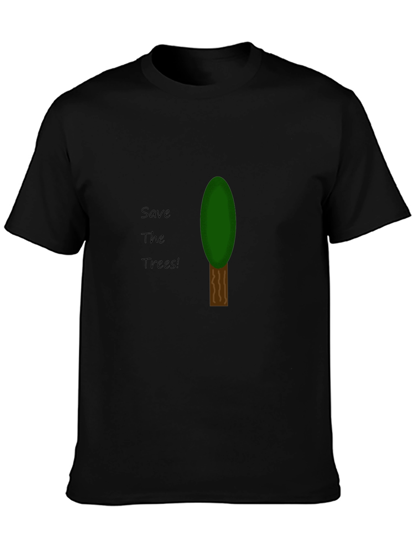 Save the Trees Graphic Tee - Earth-Friendly Design