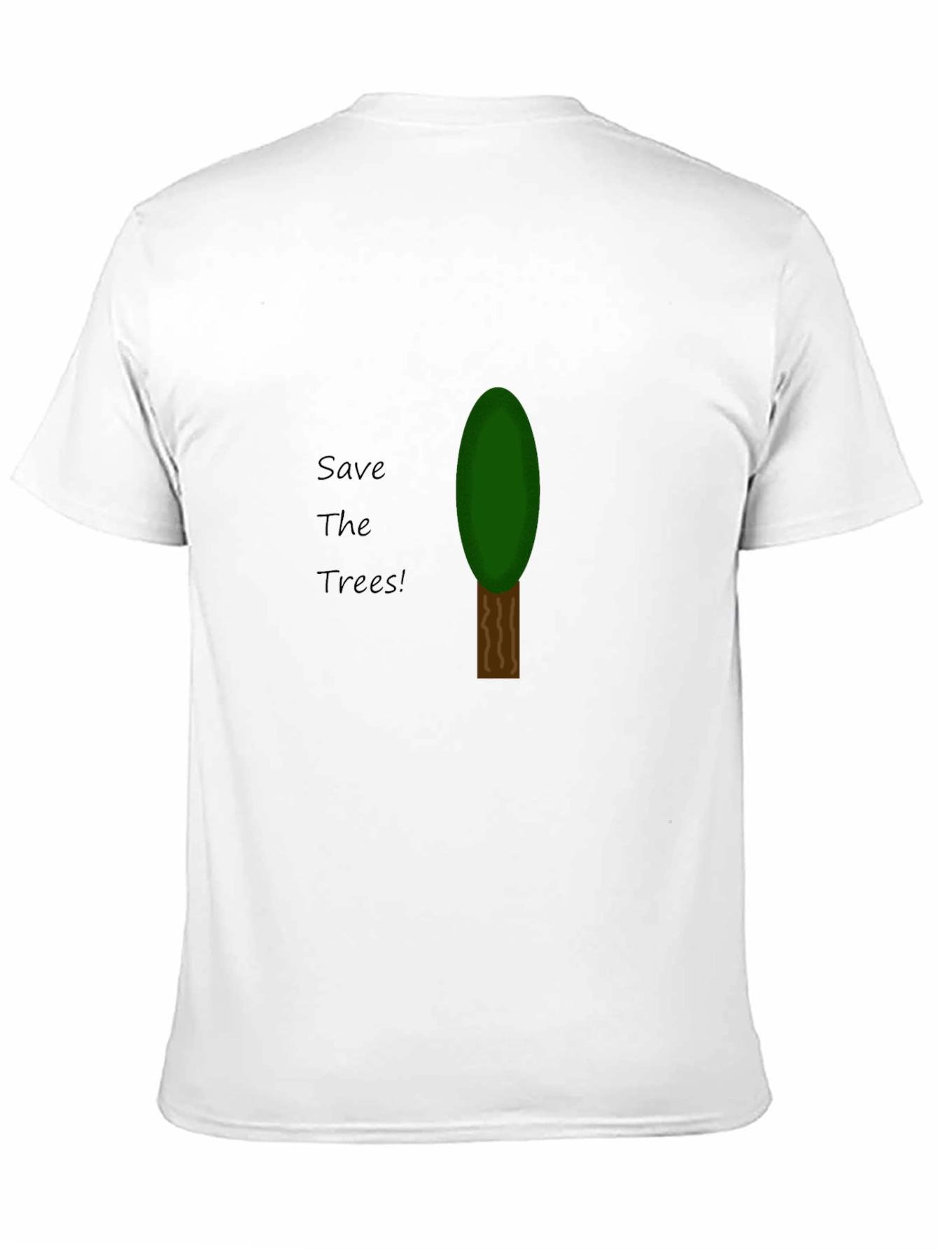 Save the Trees Graphic Tee - Earth-Friendly Design