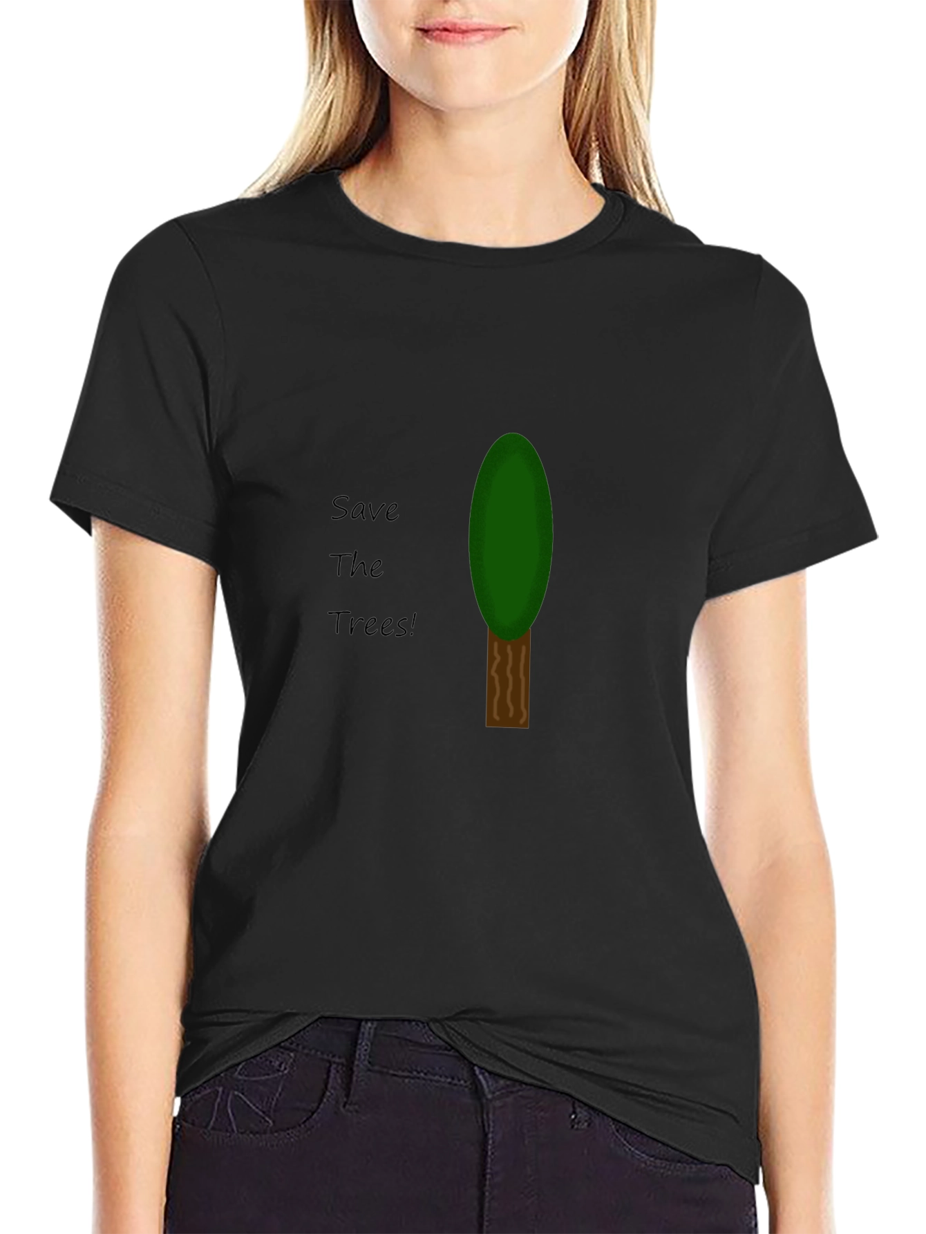 Save the Trees Graphic Tee - Earth-Friendly Design