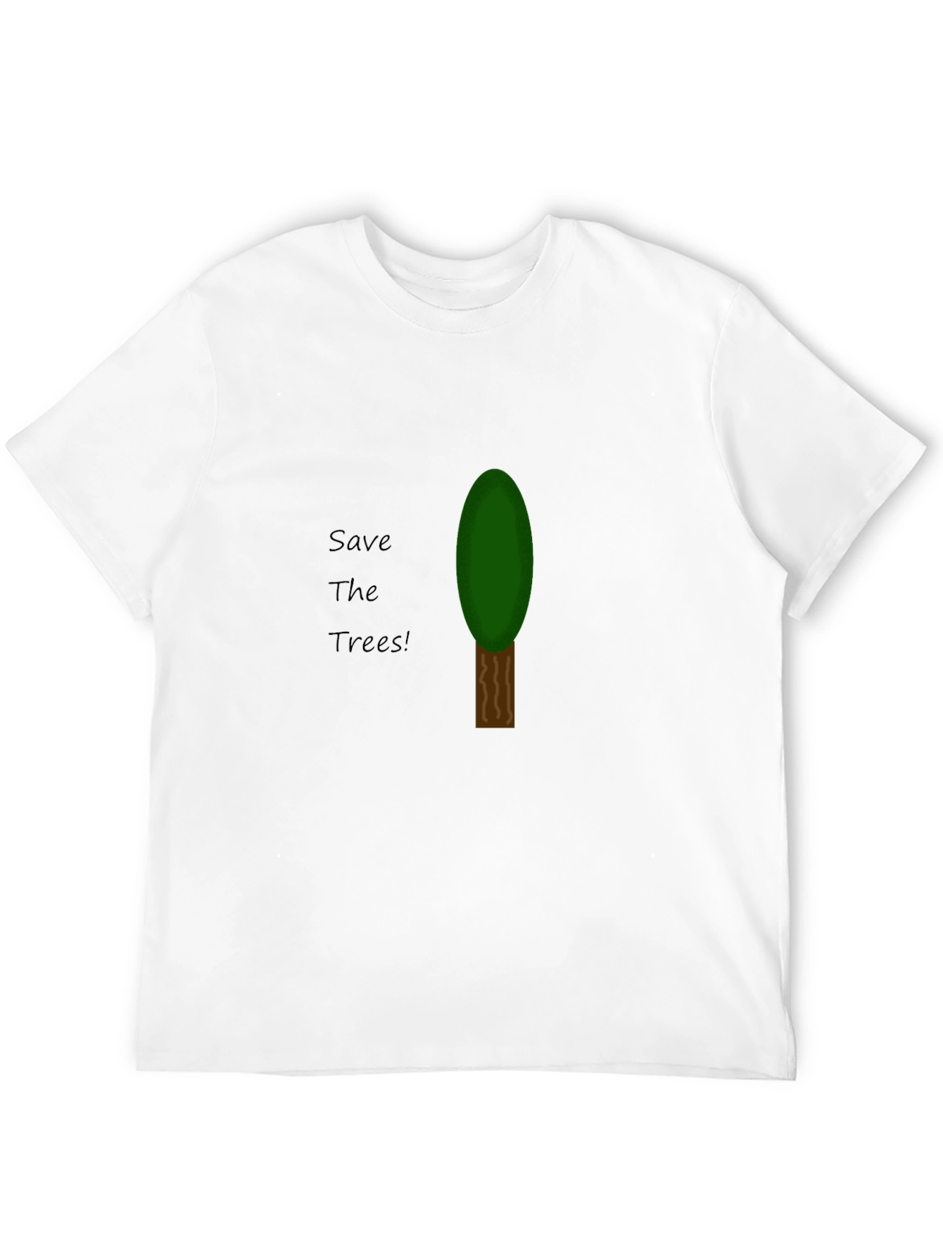 Save the Trees Graphic Tee - Earth-Friendly Design