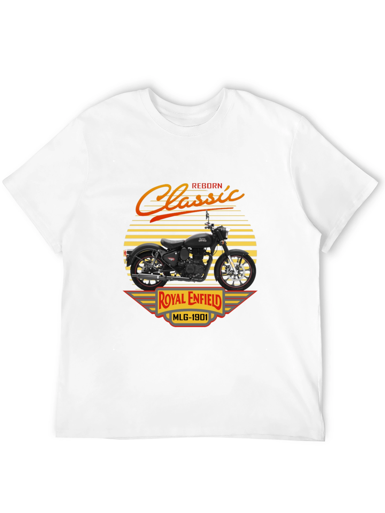 Royal Enfield Classic Reborn Black T-Shirt