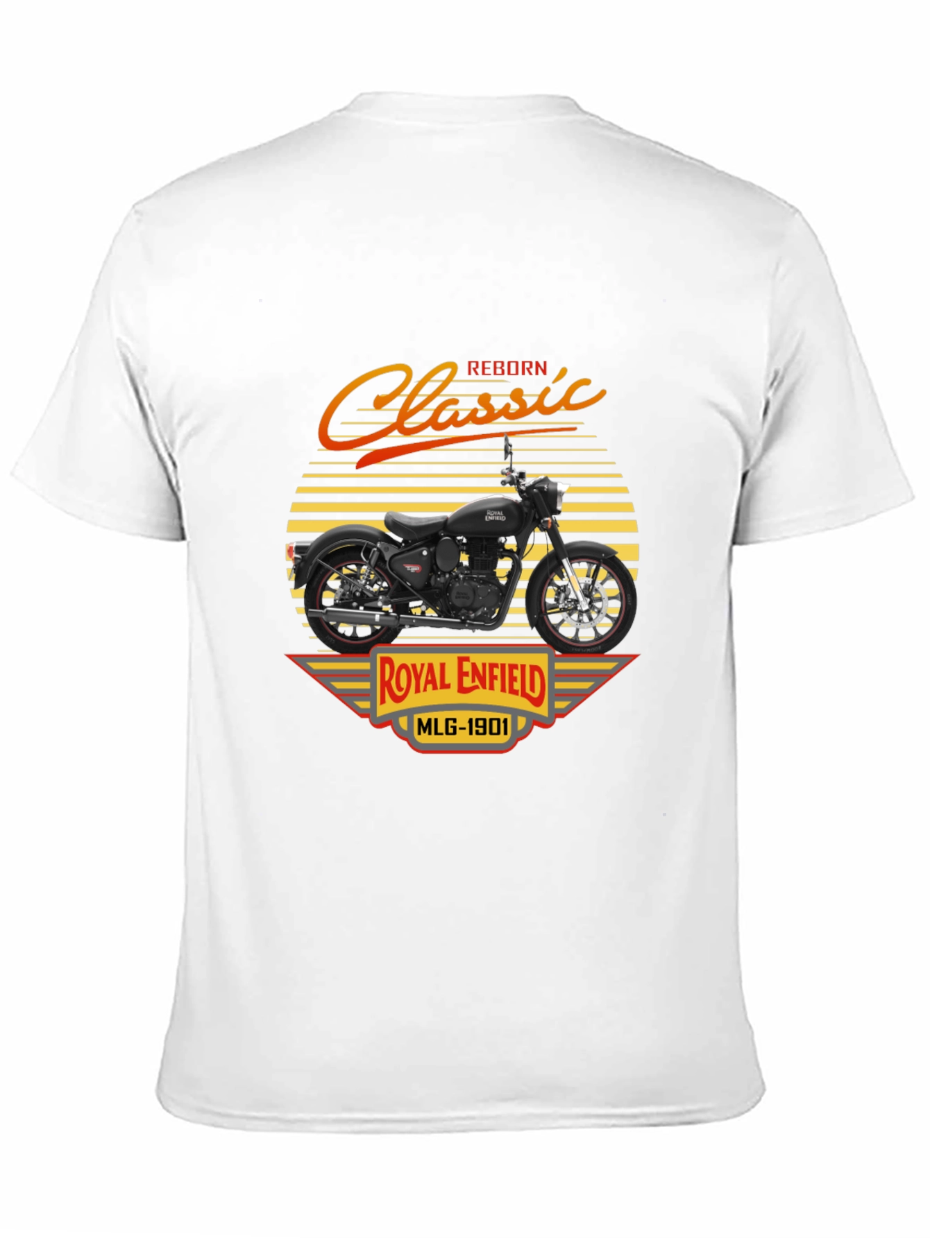 Royal Enfield Classic Reborn Black T-Shirt
