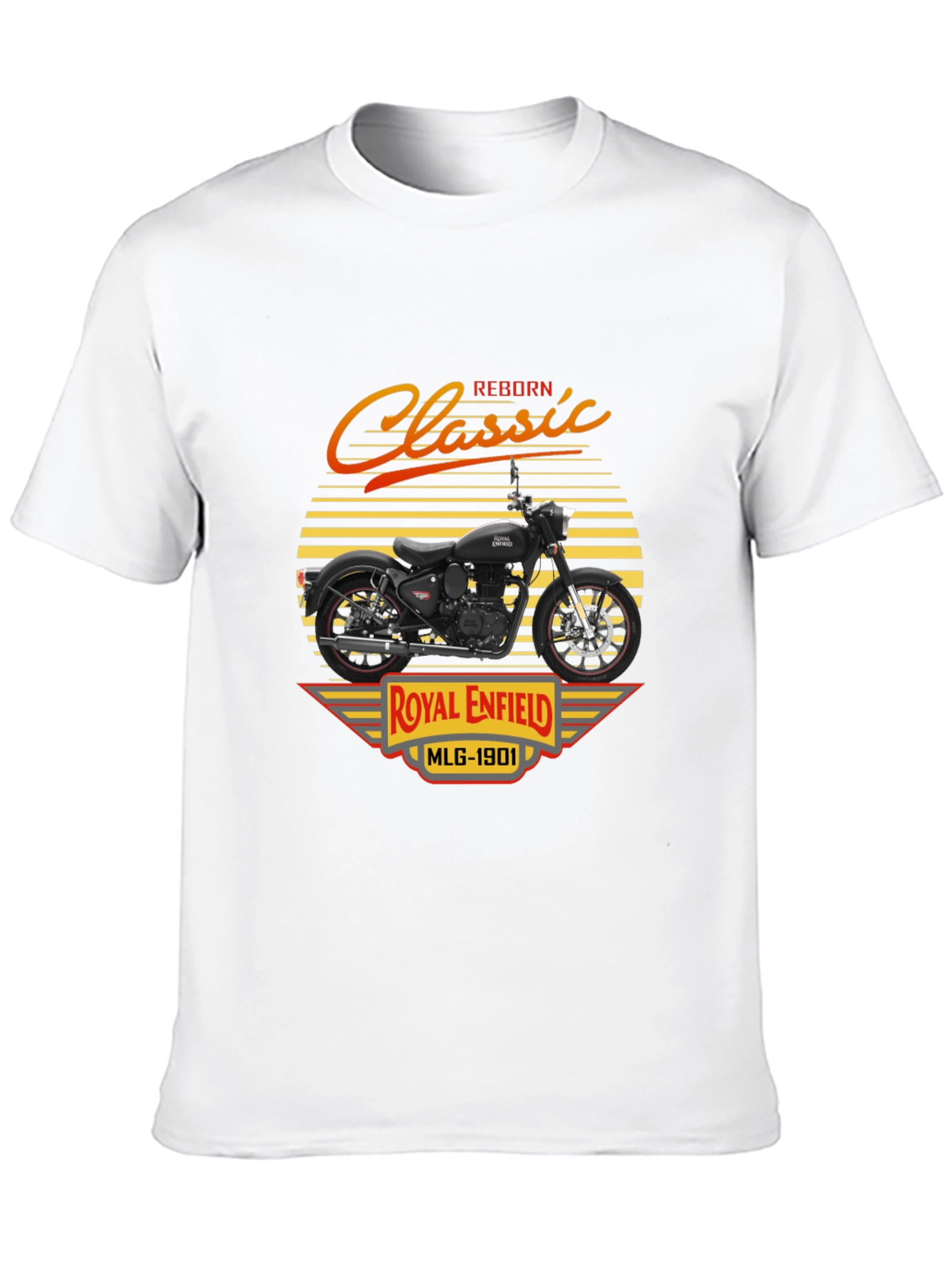 Royal Enfield Classic Reborn Black T-Shirt