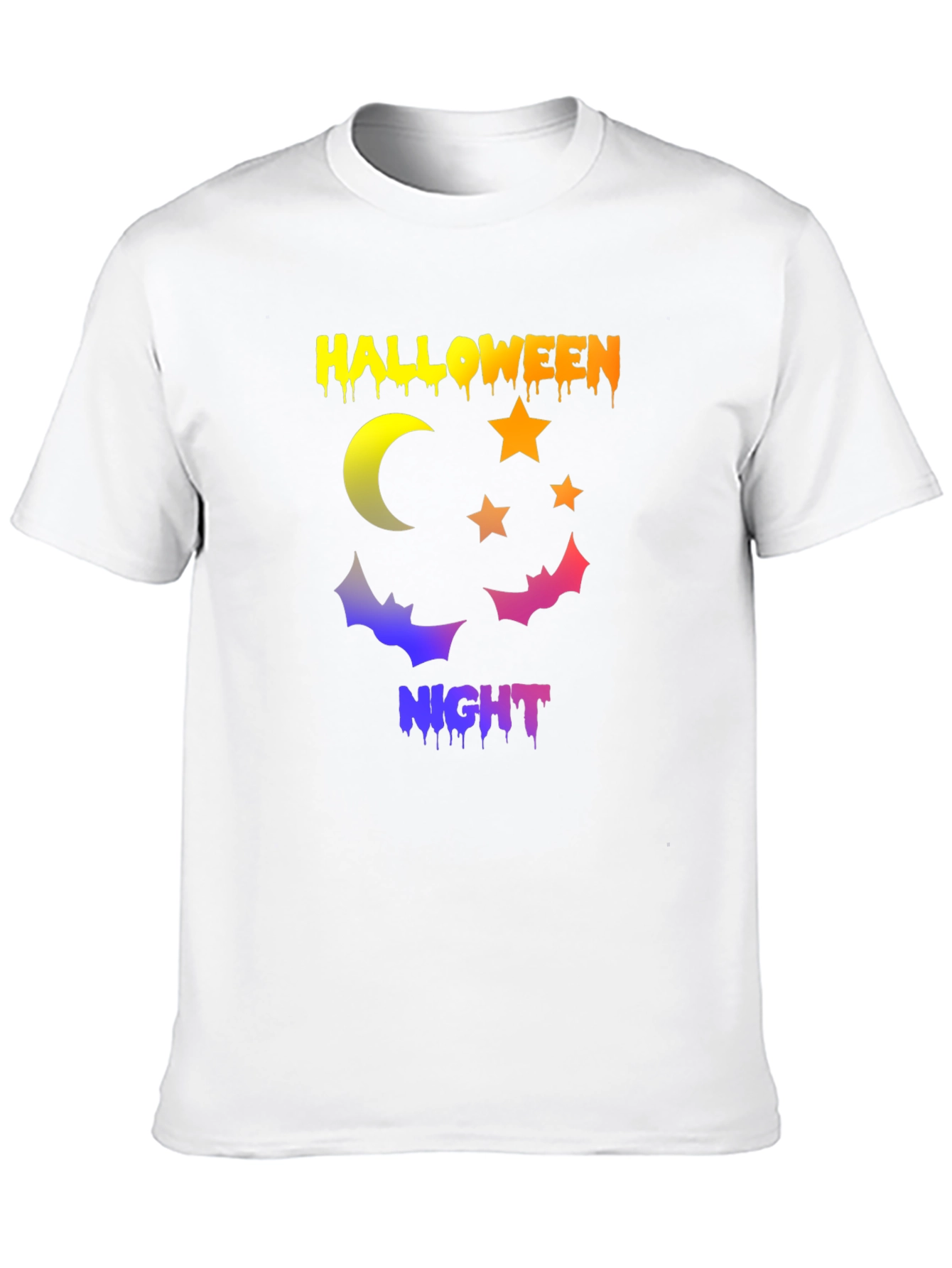 Halloween Night Graphic Tee - Spooky Design
