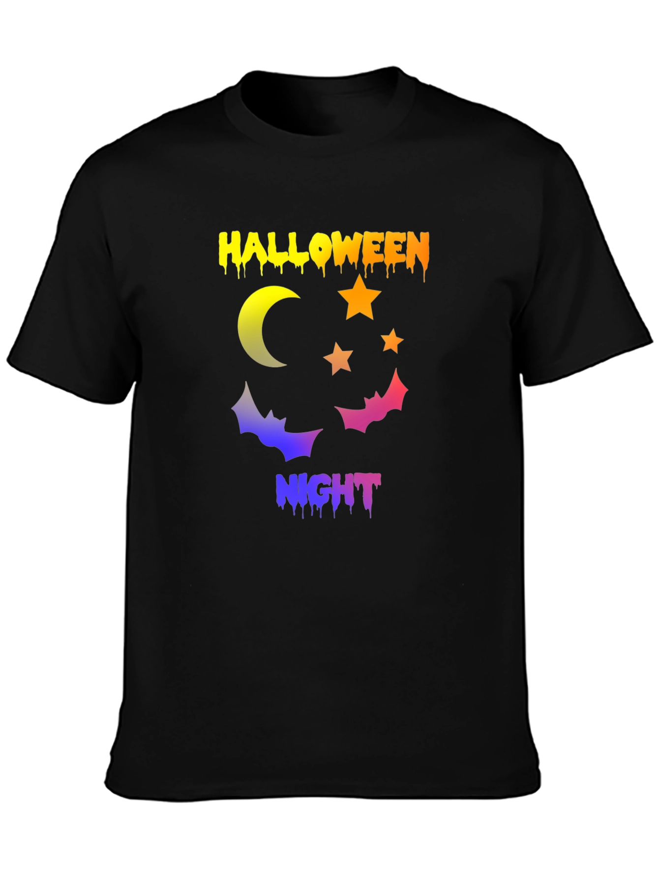 Halloween Night Graphic Tee - Spooky Design