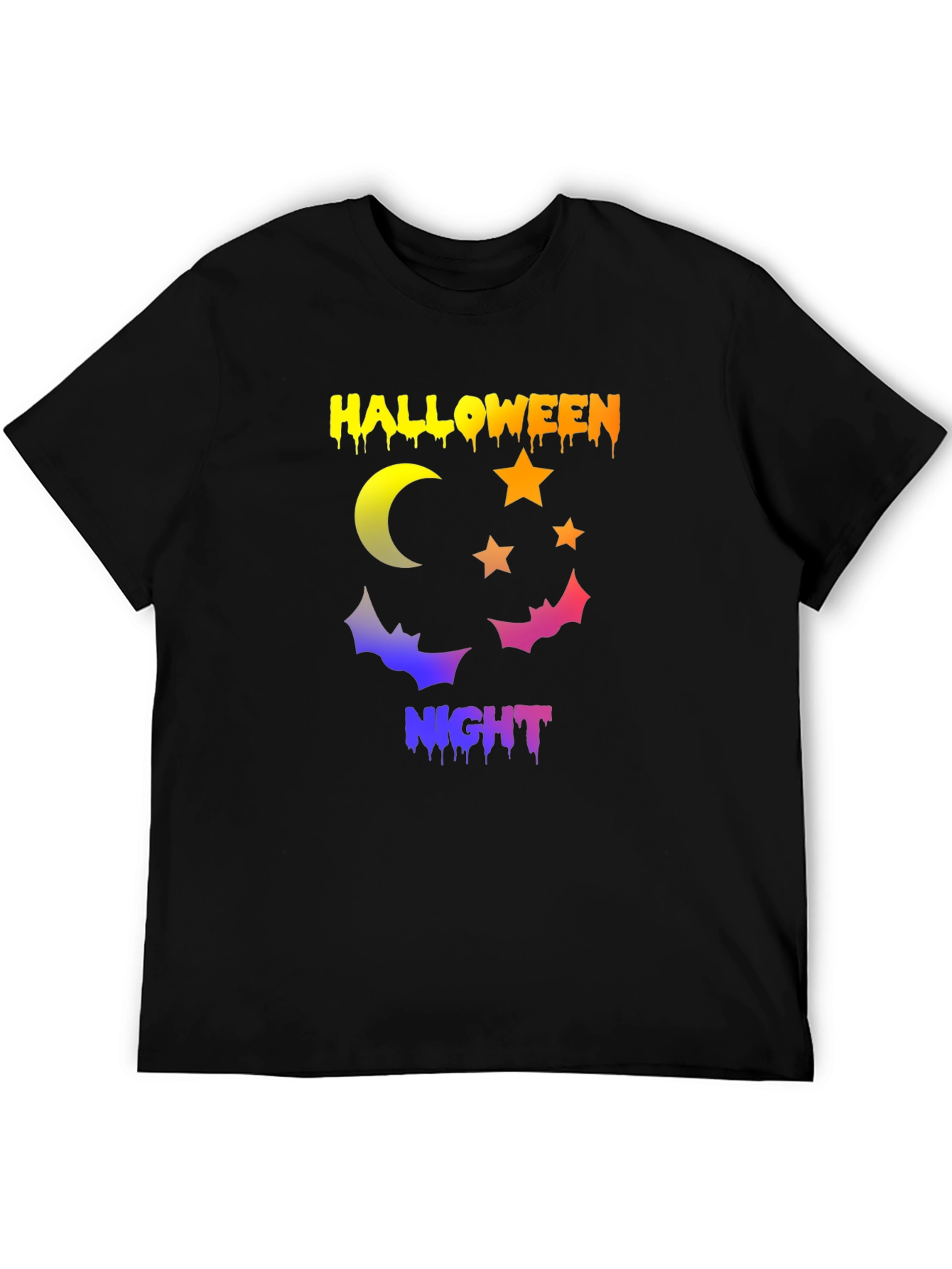Halloween Night Graphic Tee - Spooky Design