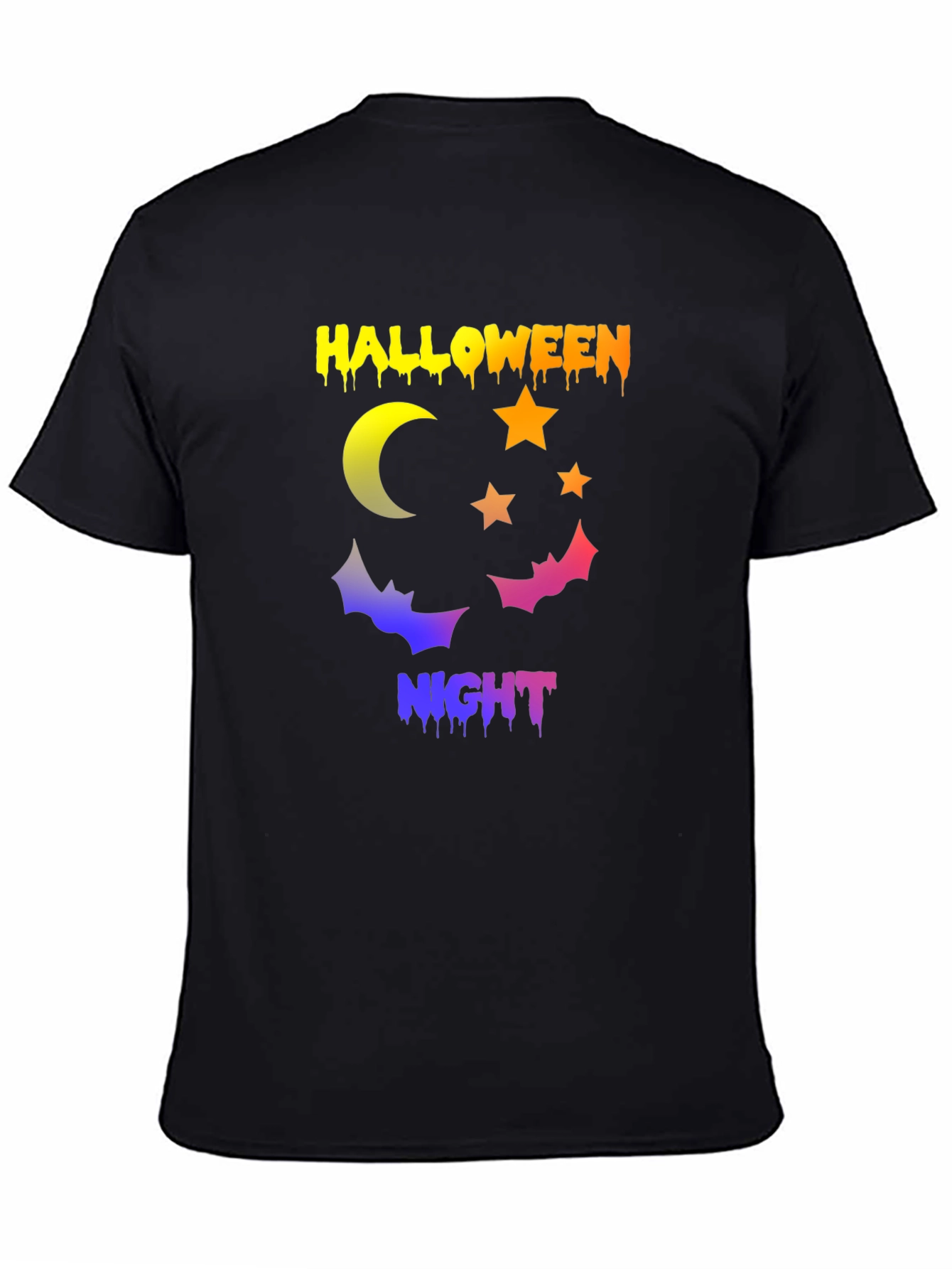 Halloween Night Graphic Tee - Spooky Design