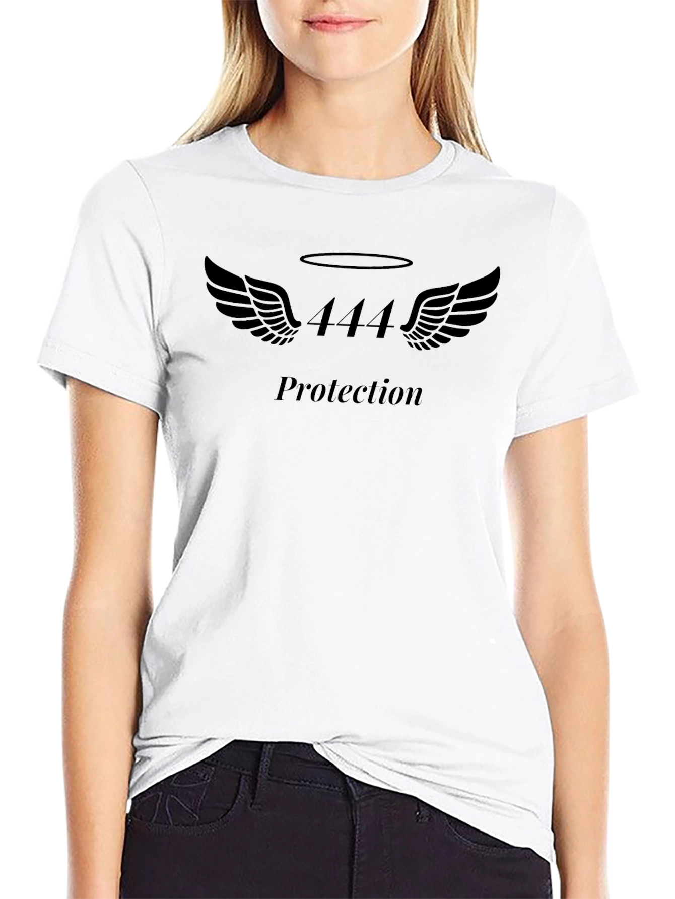 444 Angel Number Protection Graphic Tee