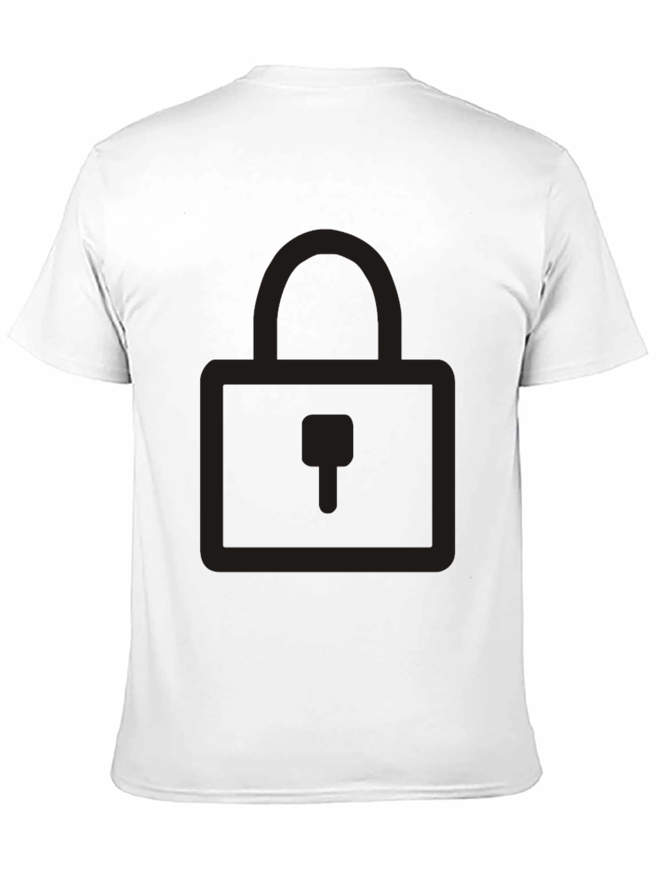 Mens Black Crew Neck T-Shirt