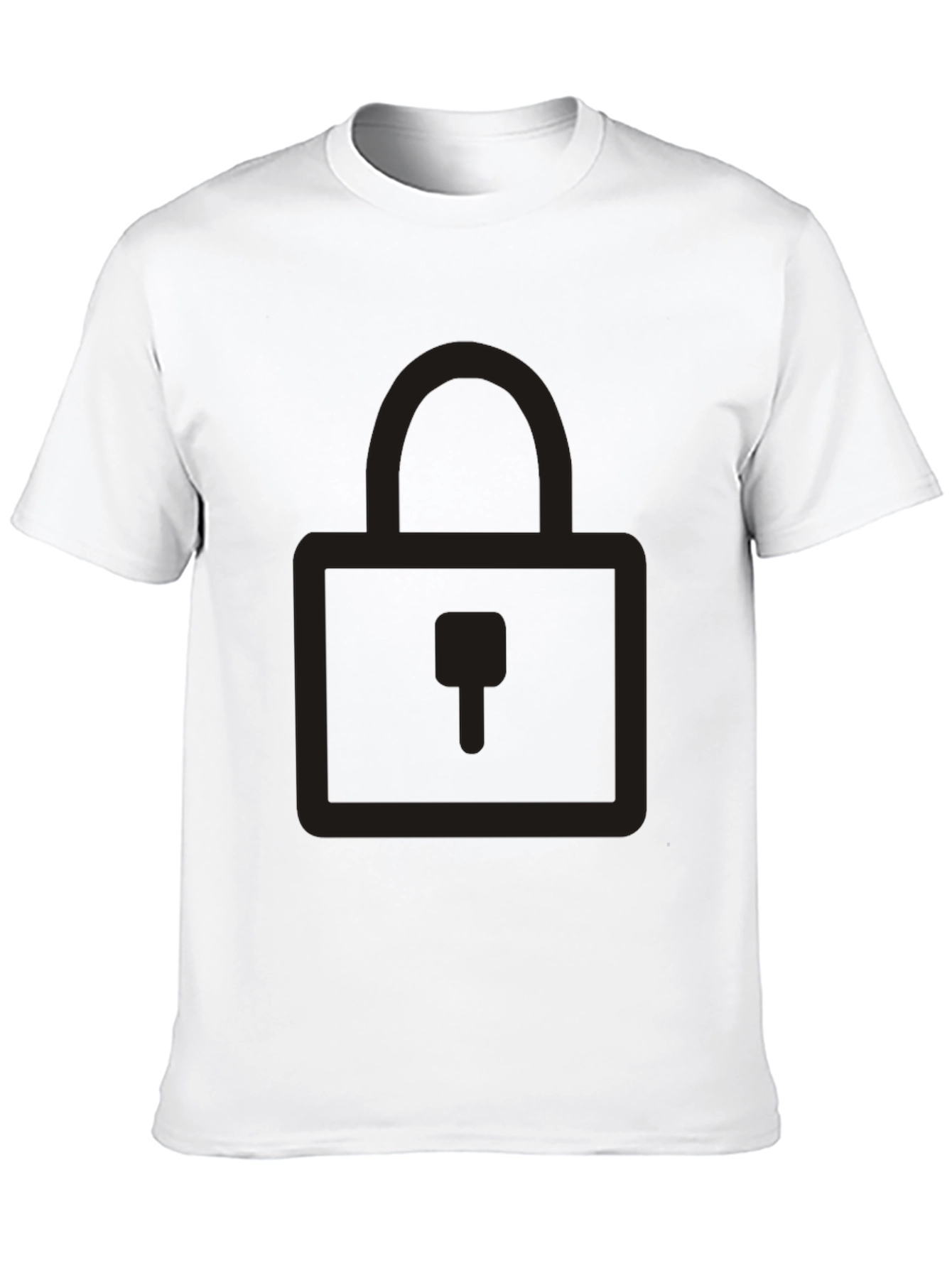 Mens Black Crew Neck T-Shirt