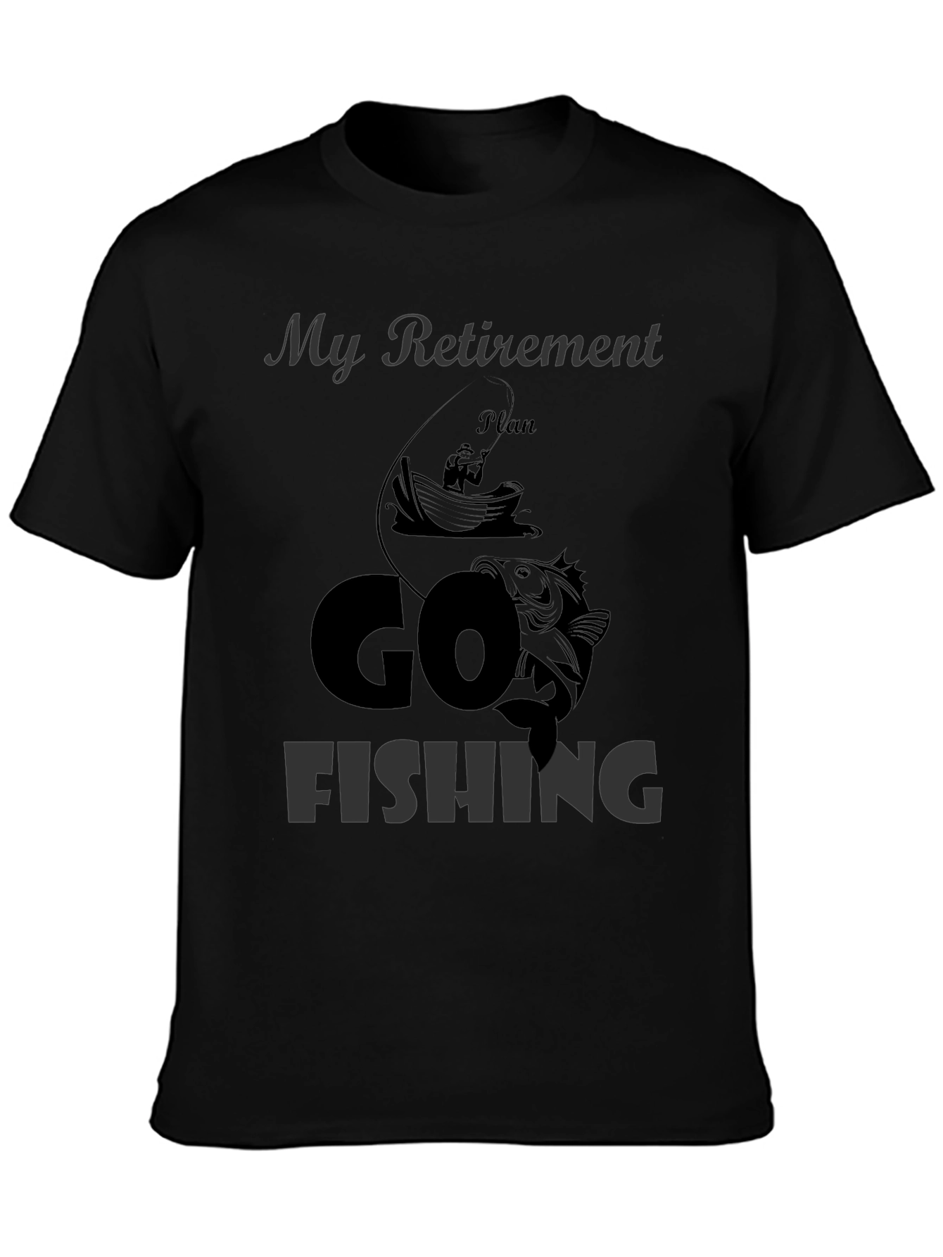 Retirement Plan Fishing T-Shirt