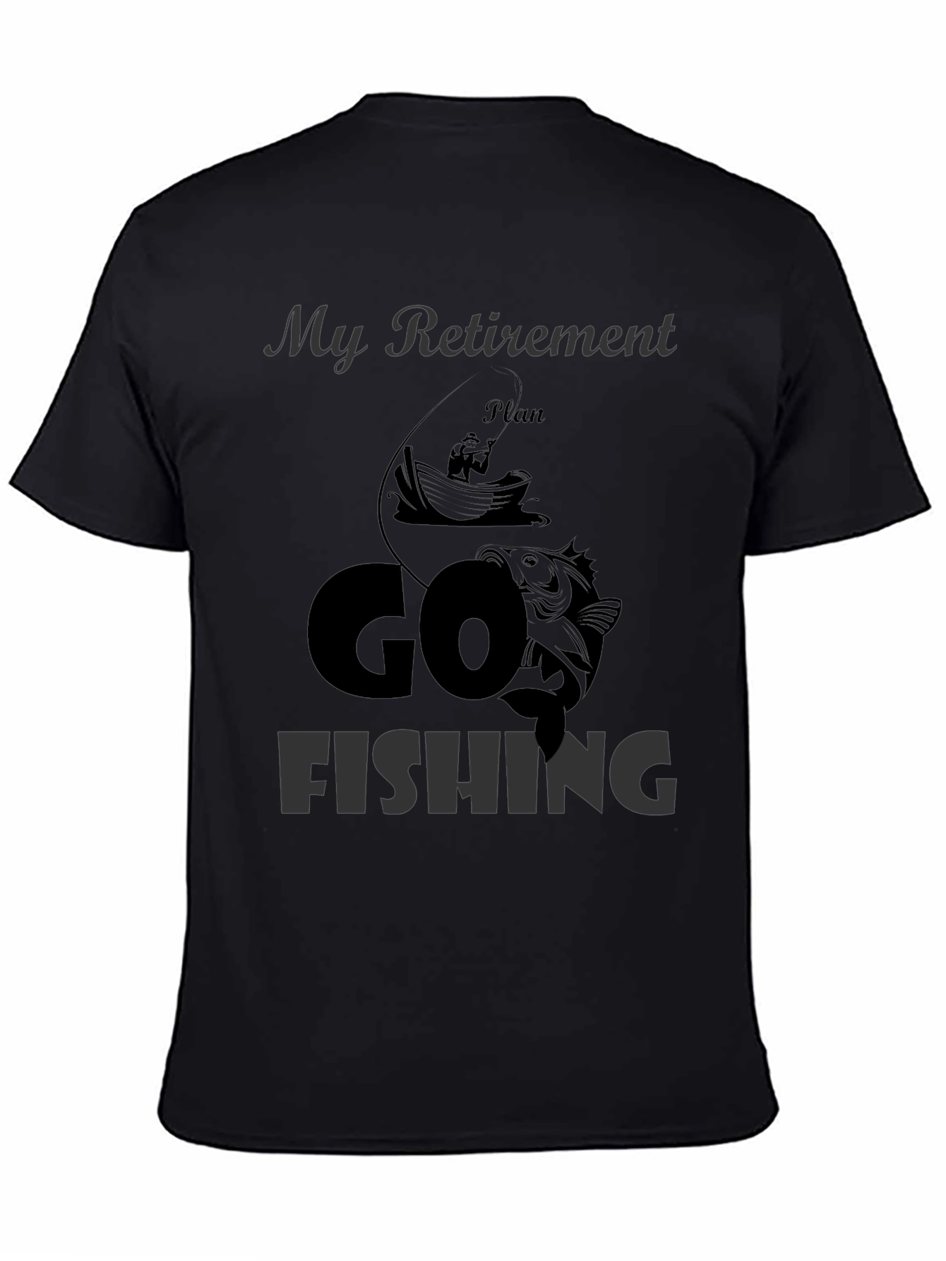 Retirement Plan Fishing T-Shirt