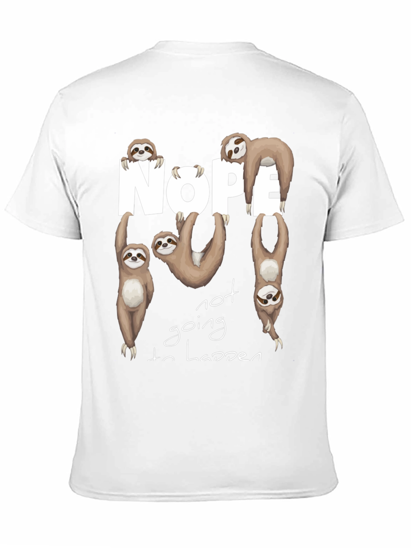 Nope Sloth Graphic Tee
