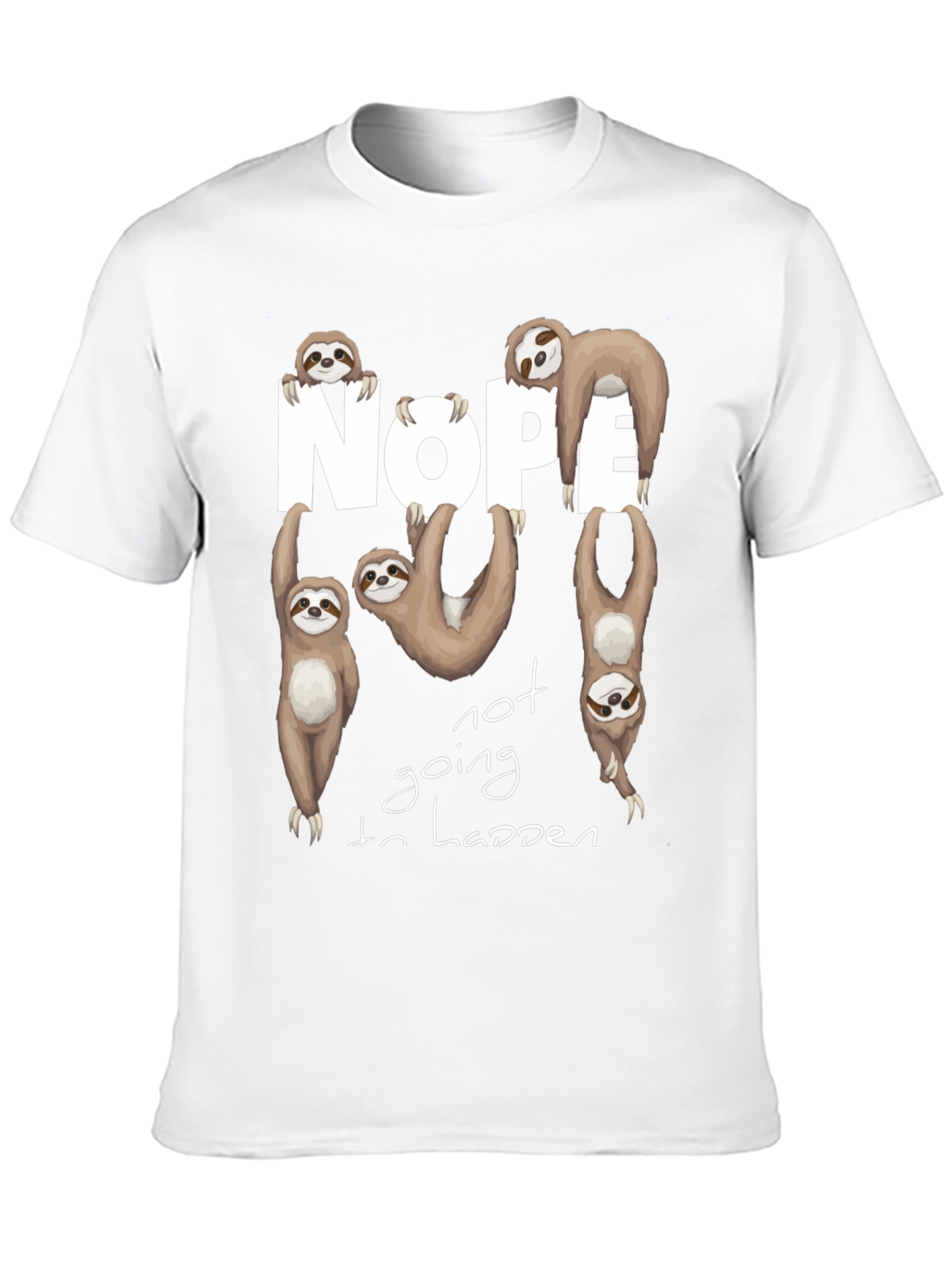 Nope Sloth Graphic Tee