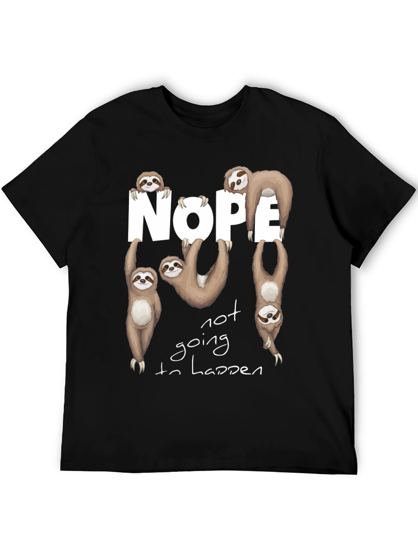 Nope Sloth Graphic Tee