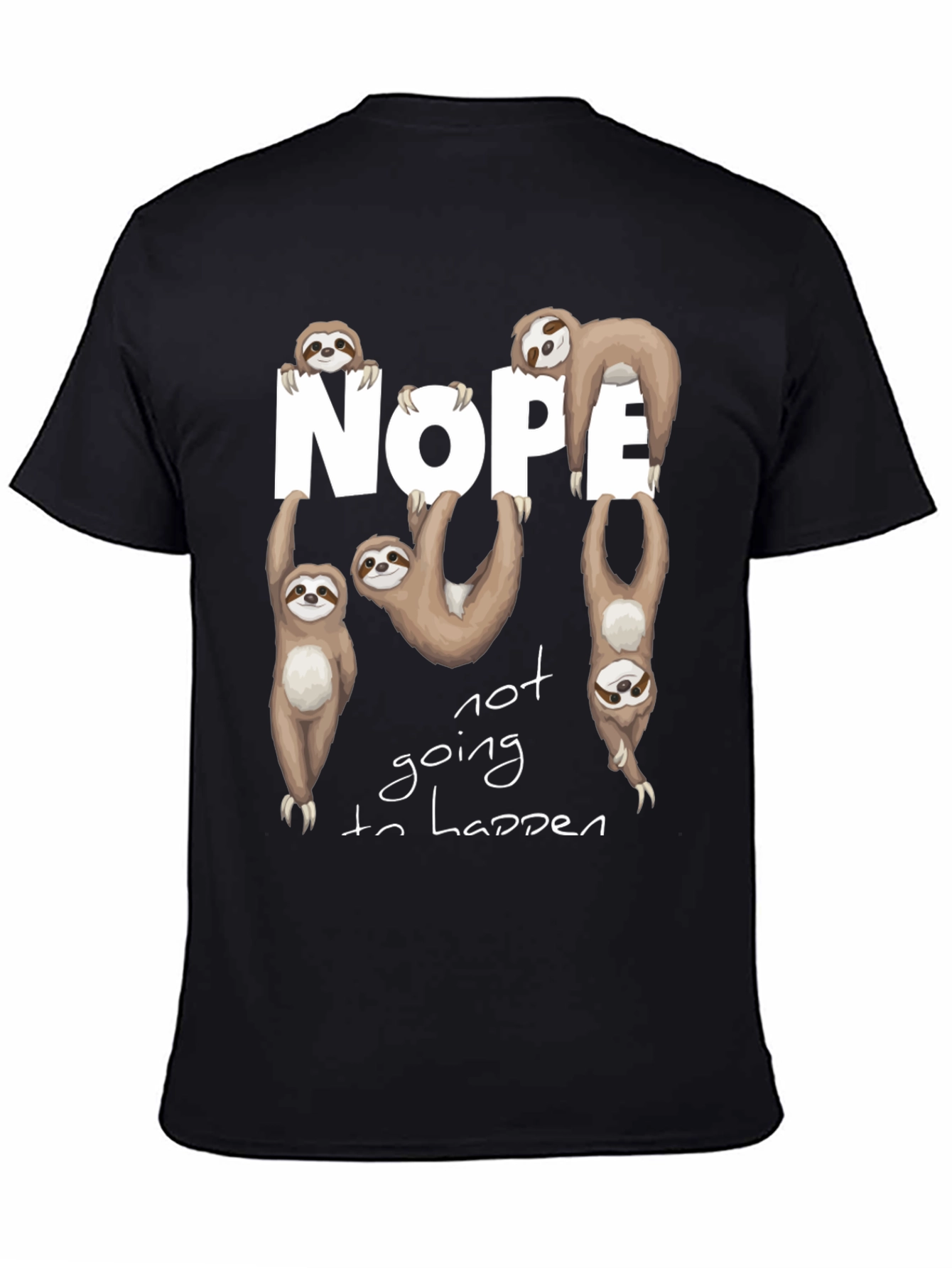 Nope Sloth Graphic Tee