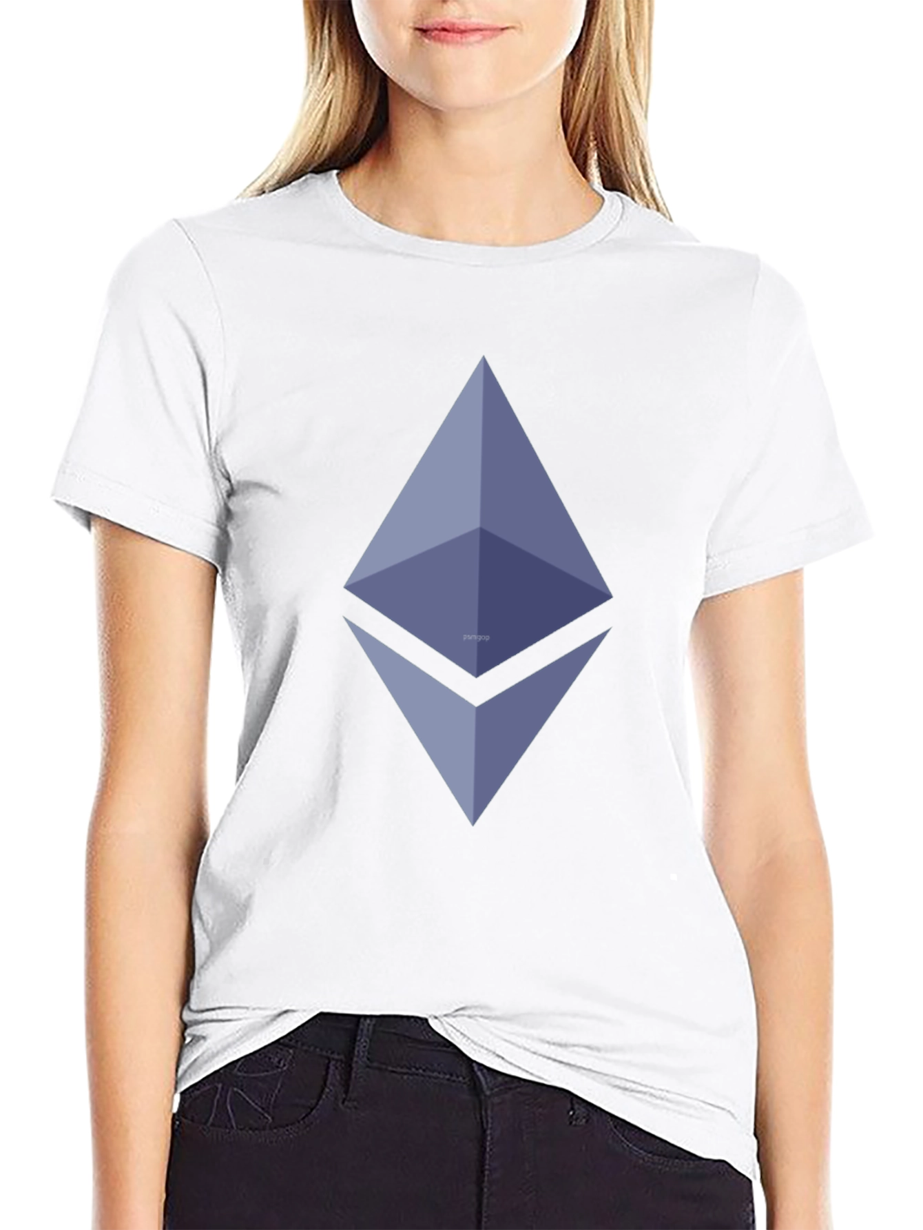 Ethereum Logo Black T-Shirt - Crypto Fashion