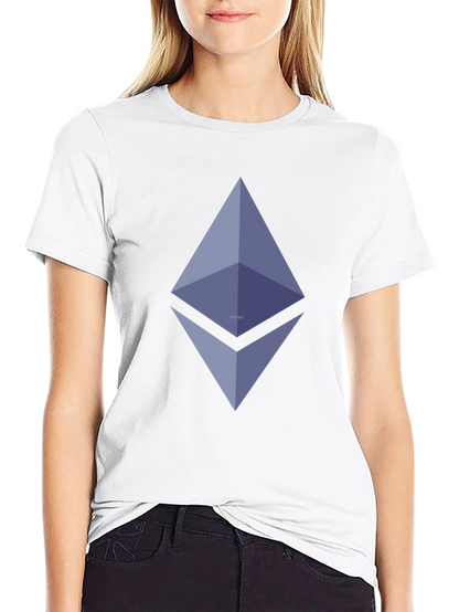 Ethereum Logo Black T-Shirt - Crypto Fashion