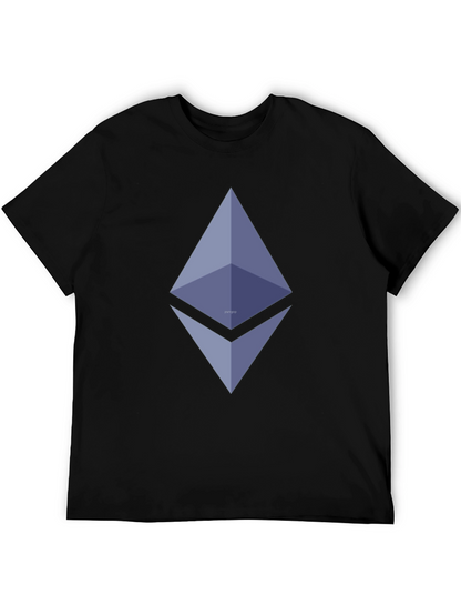 Ethereum Logo Black T-Shirt - Crypto Fashion