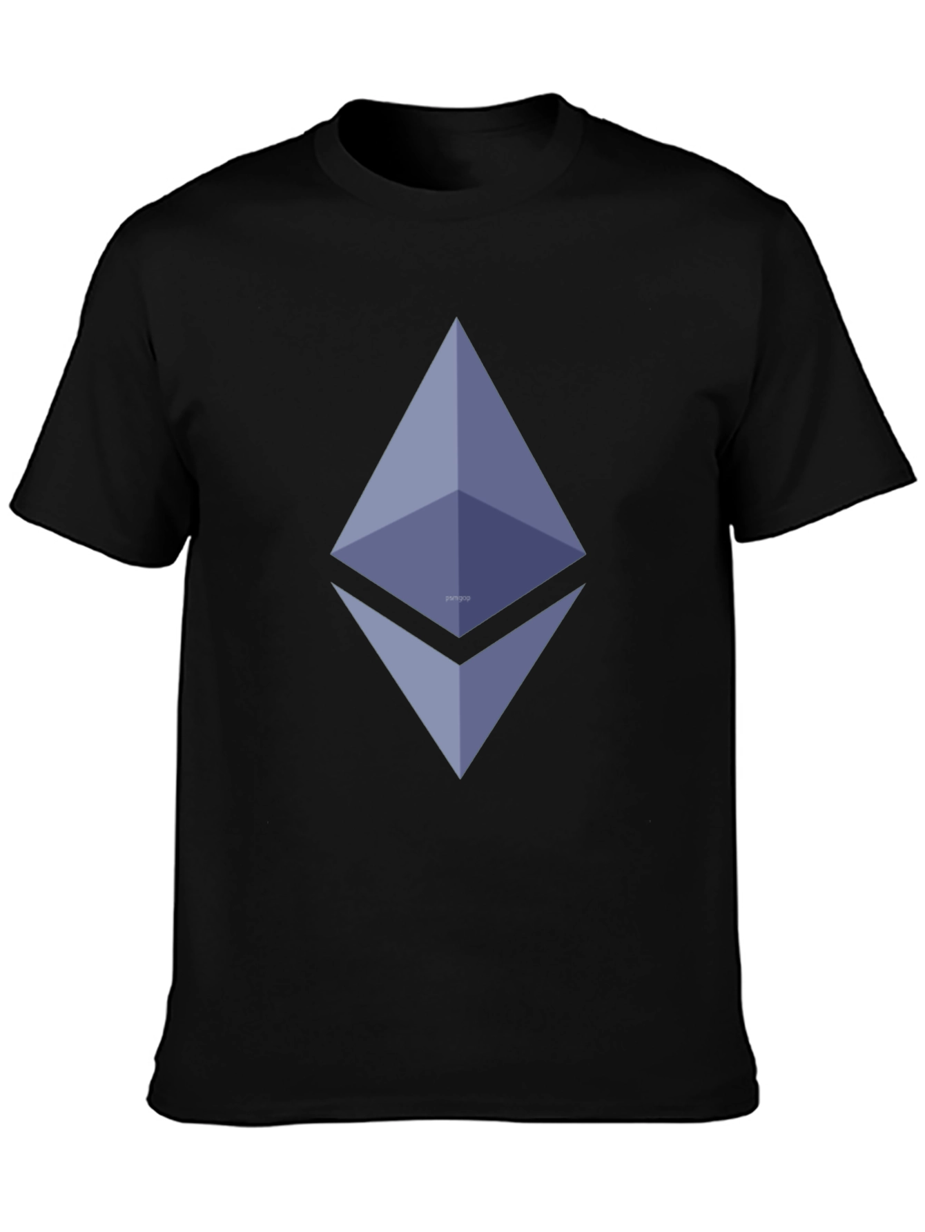Ethereum Logo Black T-Shirt - Crypto Fashion