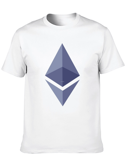 Ethereum Logo Black T-Shirt - Crypto Fashion