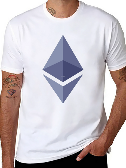Ethereum Logo Black T-Shirt - Crypto Fashion