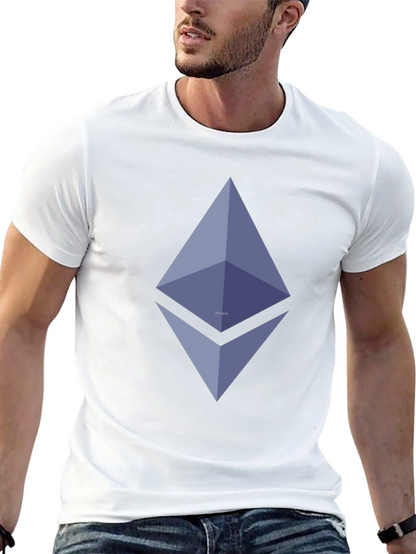 Ethereum Logo Black T-Shirt - Crypto Fashion