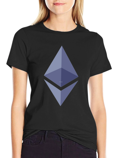 Ethereum Logo Black T-Shirt - Crypto Fashion