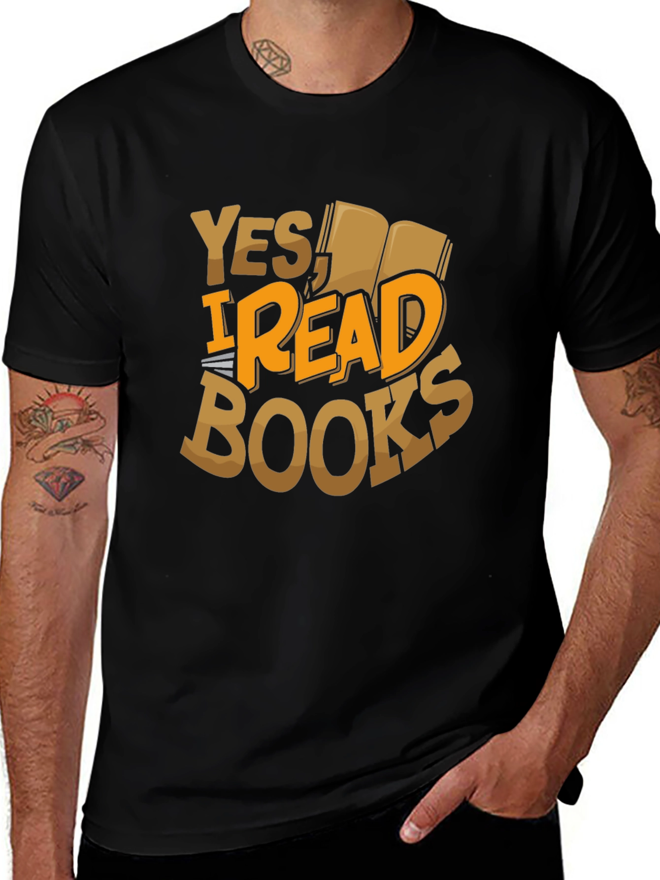 Yes I Read Books T-Shirt - Book Lover Tee
