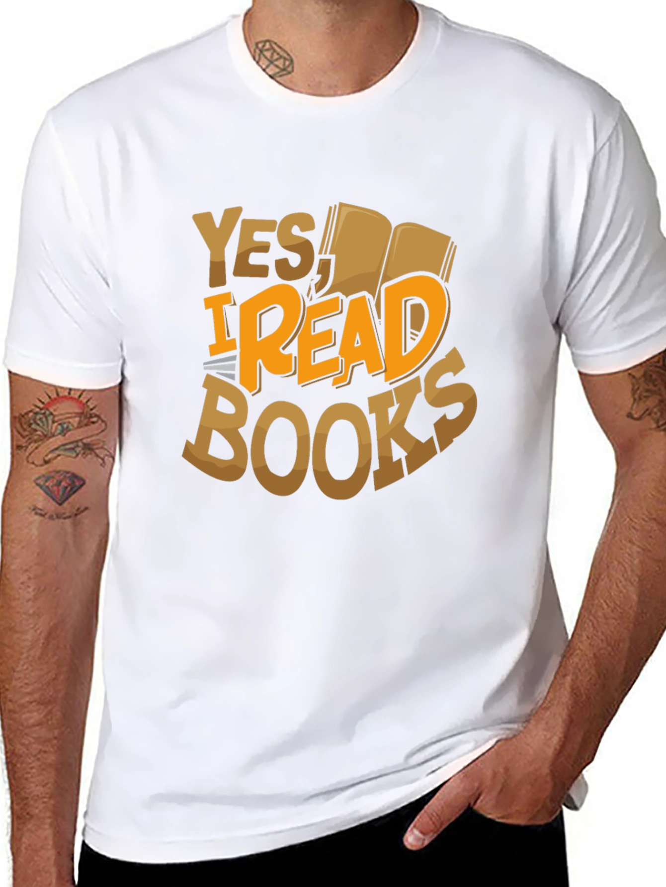 Yes I Read Books T-Shirt - Book Lover Tee