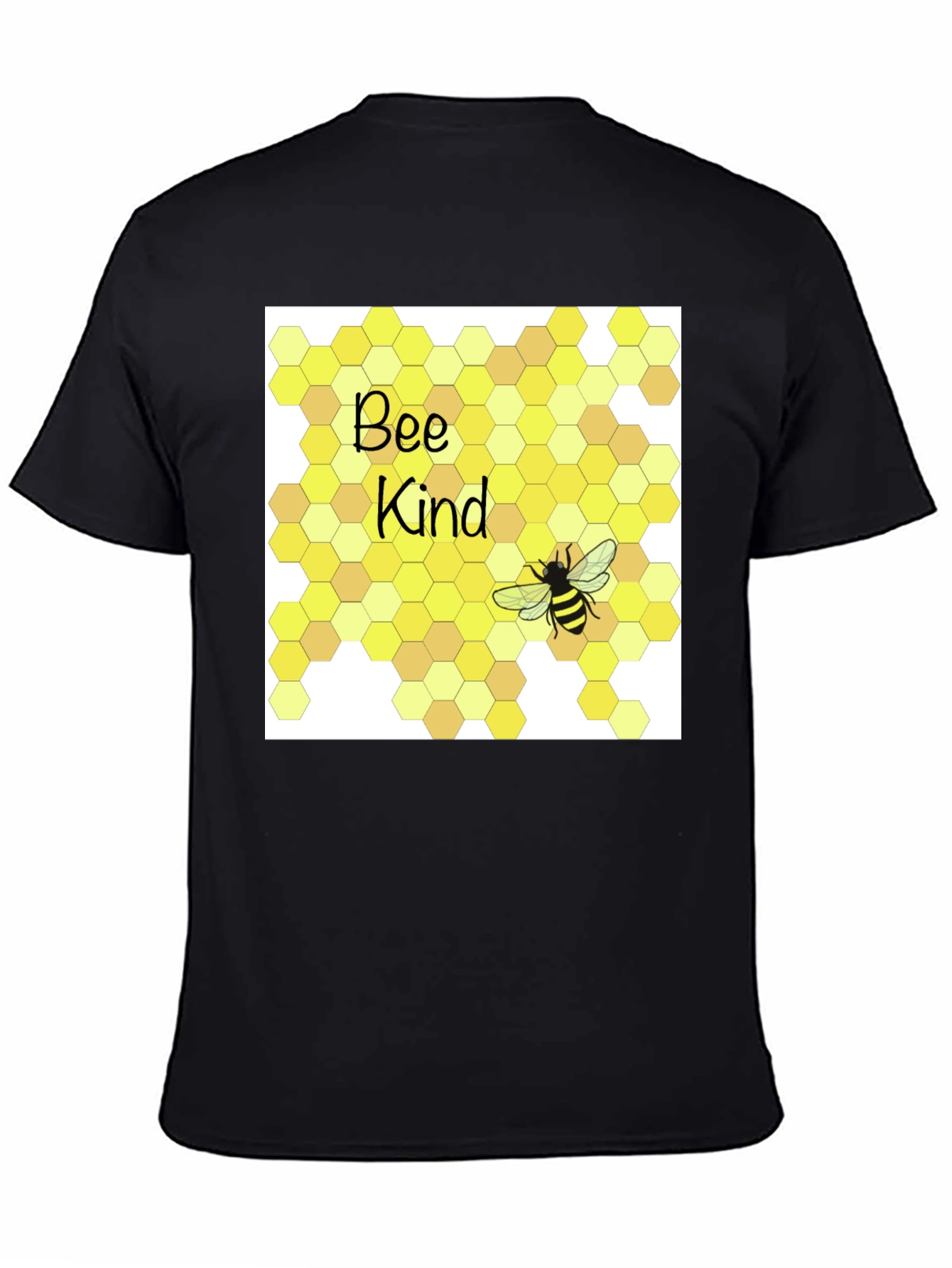 Bee Kind T-Shirt Honeycomb Graphic Tee