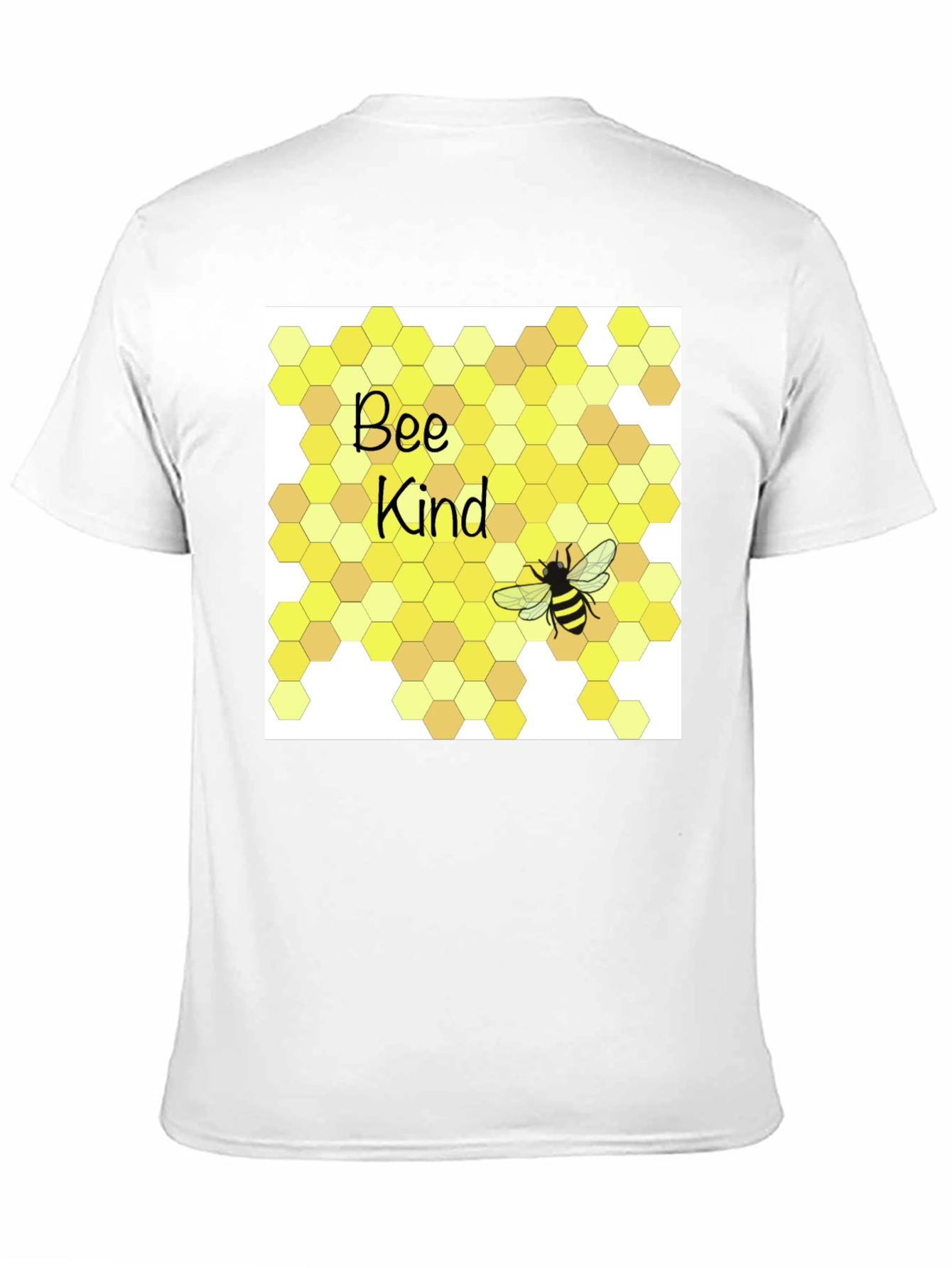 Bee Kind T-Shirt Honeycomb Graphic Tee