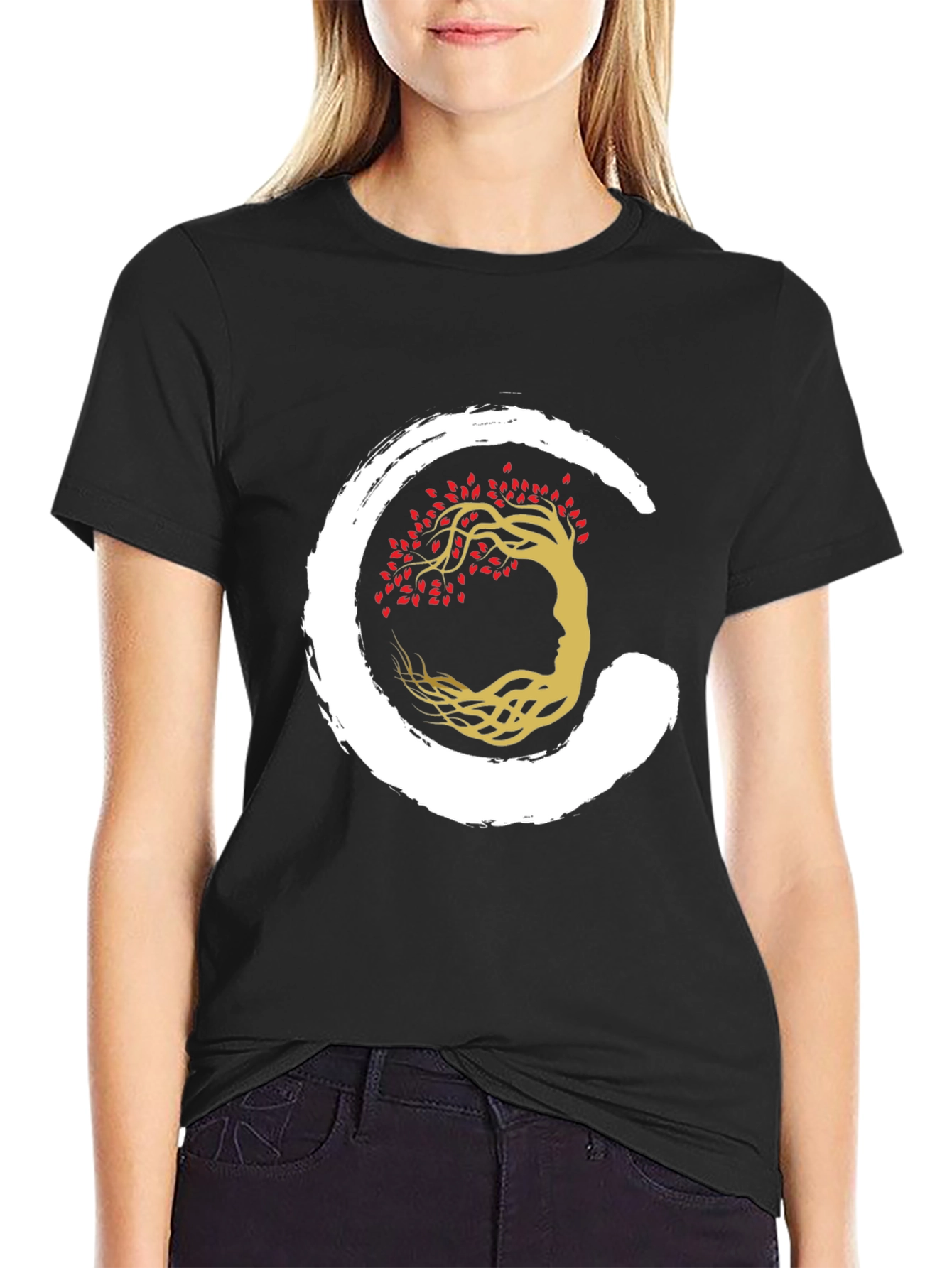 Zen Circle Tree of Life Graphic Tee