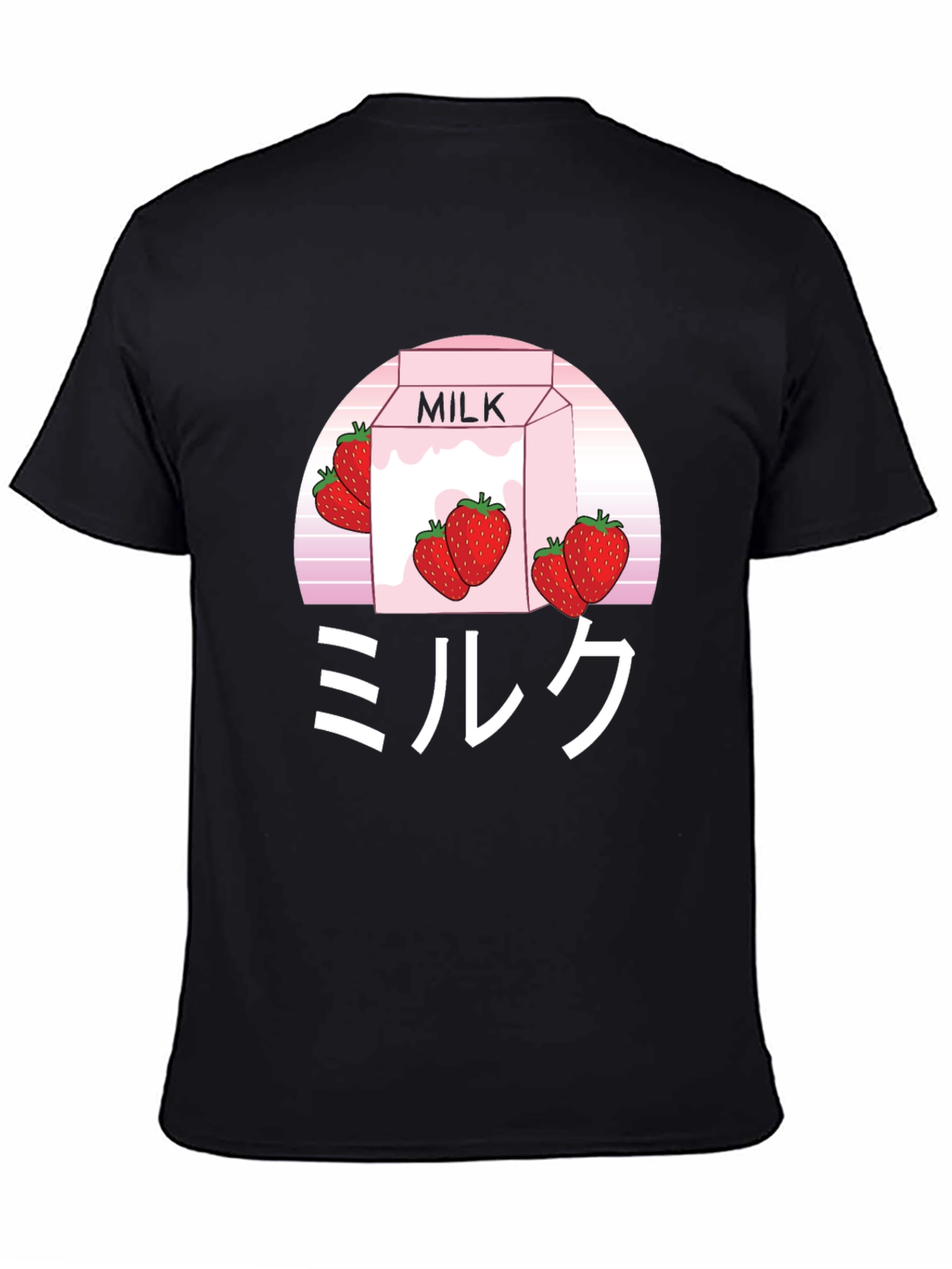 Strawberry Milk Aesthetic T-Shirt - Soft Cotton Blend