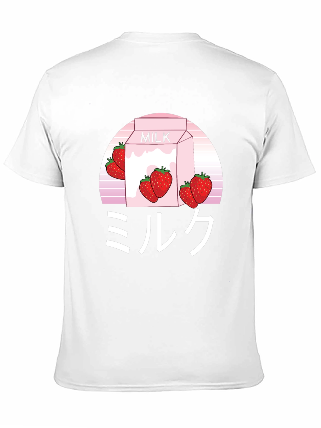 Strawberry Milk Aesthetic T-Shirt - Soft Cotton Blend
