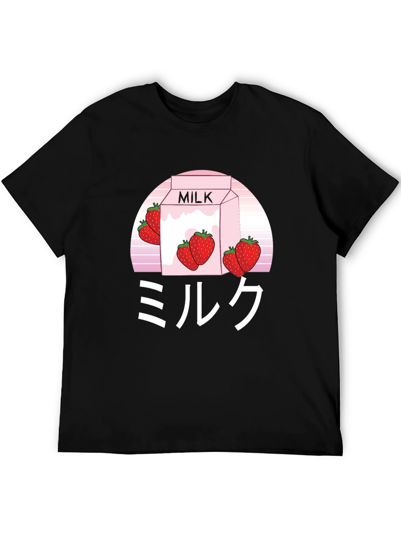 Strawberry Milk Aesthetic T-Shirt - Soft Cotton Blend