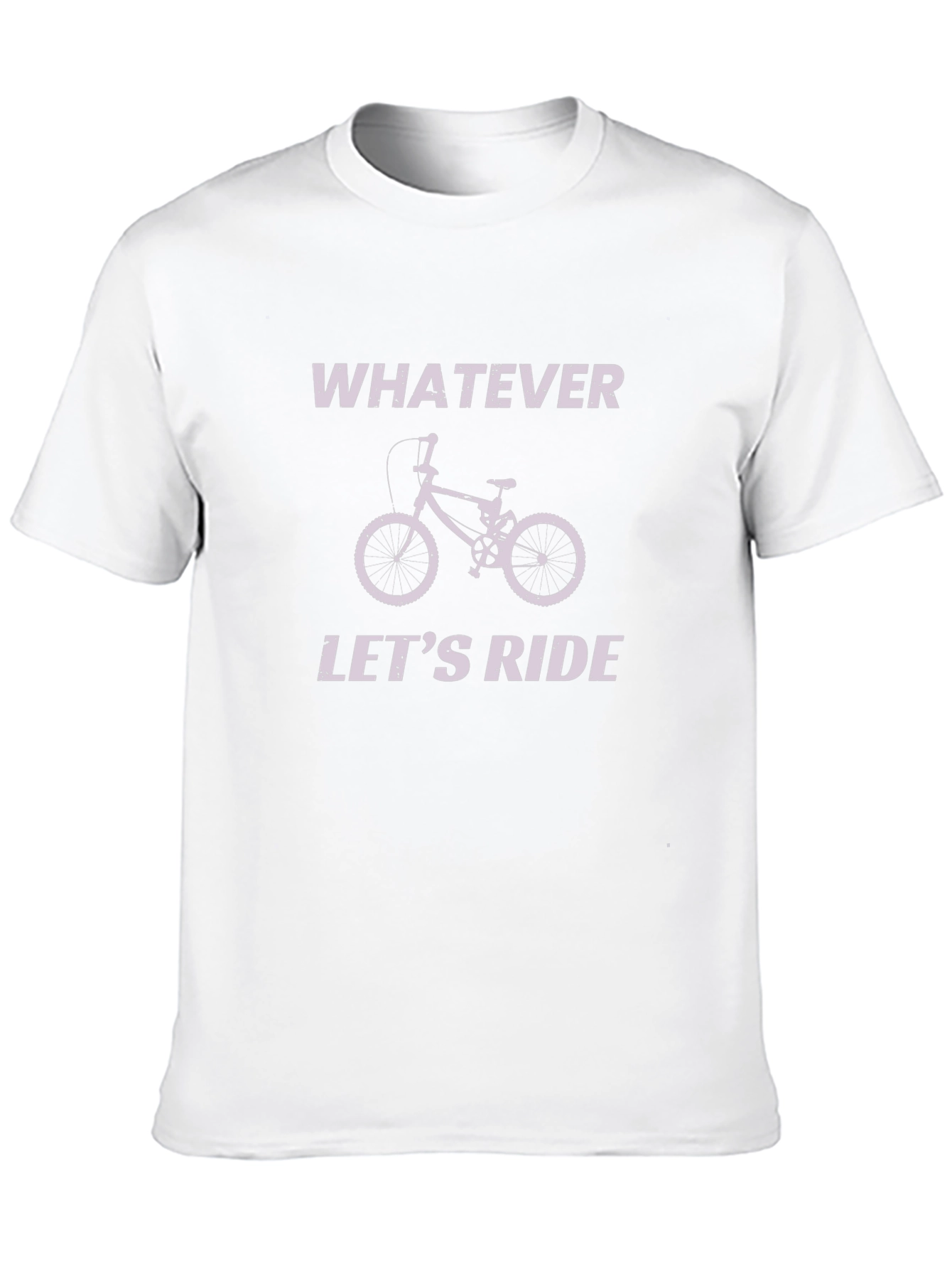 Whatever Lets Ride Black Graphic T-Shirt